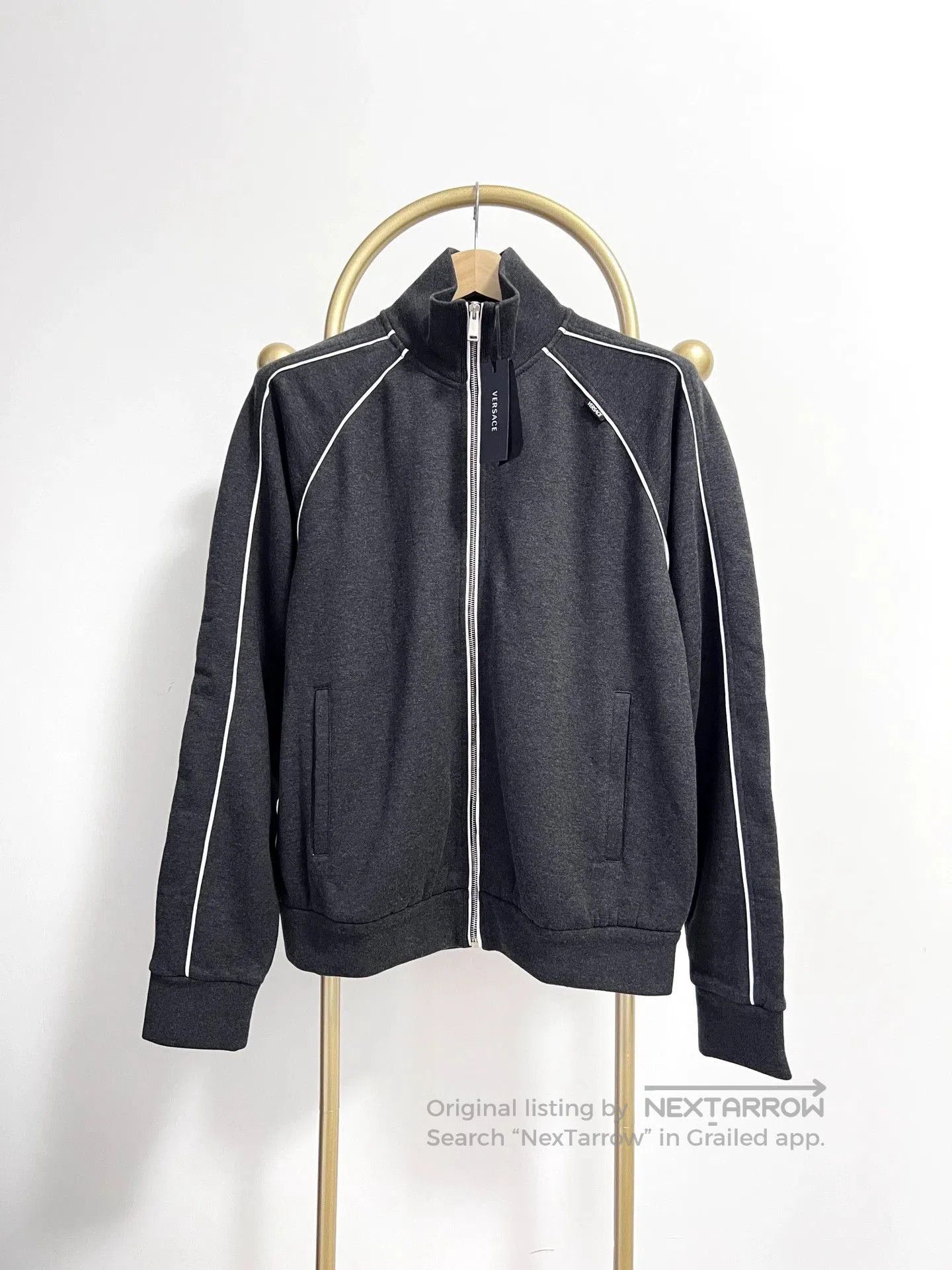 Versace Versace Men's Zip-Up Sweatshirt Jacket. Size US XL / EU 56 / 4 - 1 Thumbnail