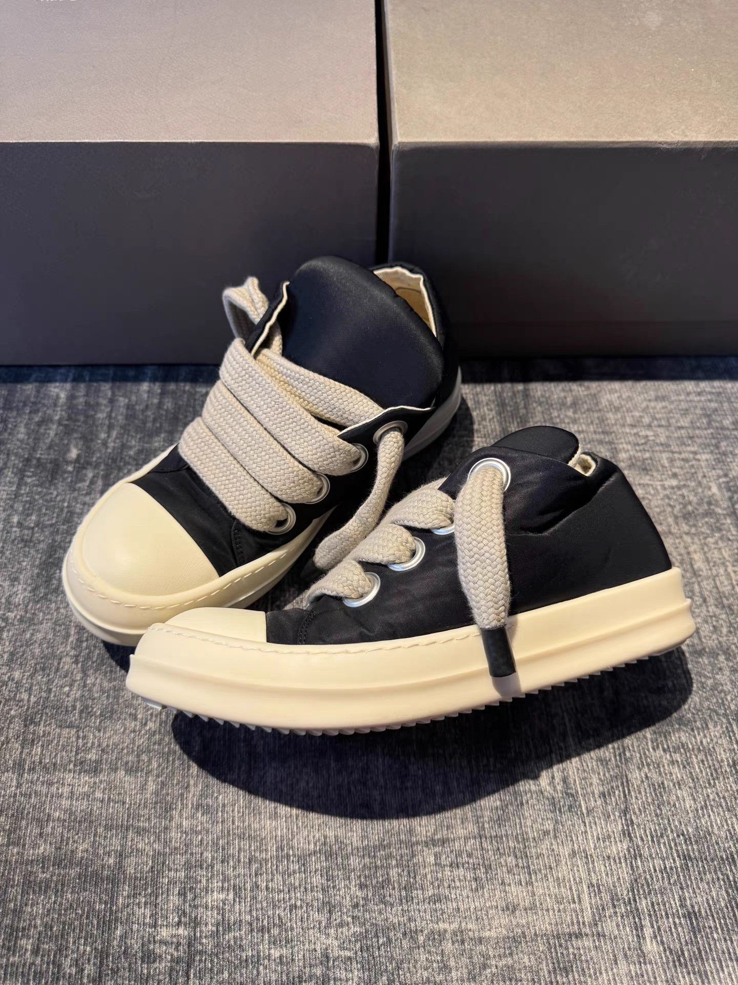 Rick Owens Rick Owens Drkshdw "Pudding" chunky Converse sneakers Size US 8 / IT 38 - 1 Thumbnail