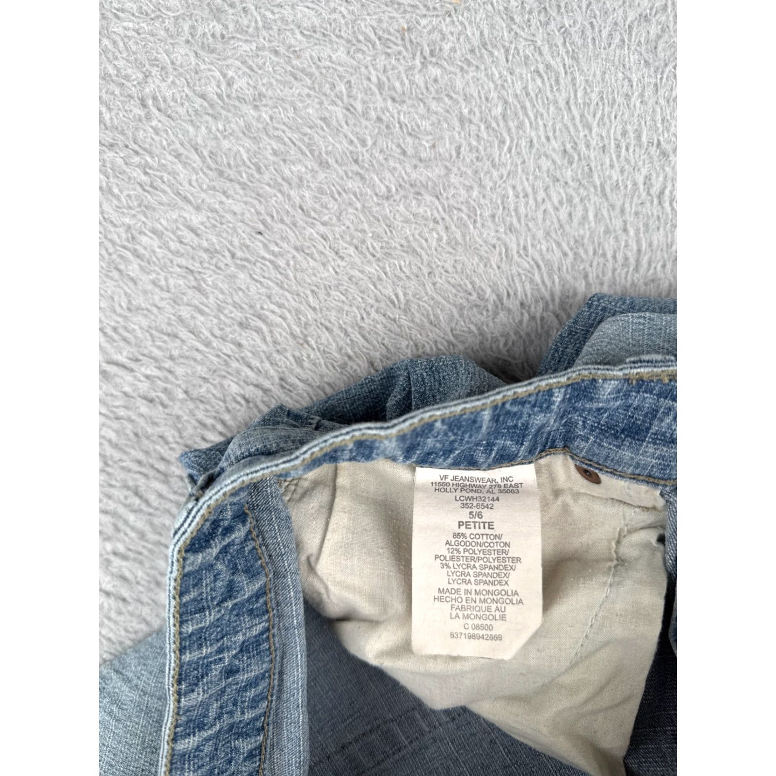 Lee Lee Jeans Women Bootcut Jeans 6P Blue Denim Cotton Blend Stretch Mid Rise 27x27 Petite Size 28" / US 6 / IT 42 - 7 Thumbnail
