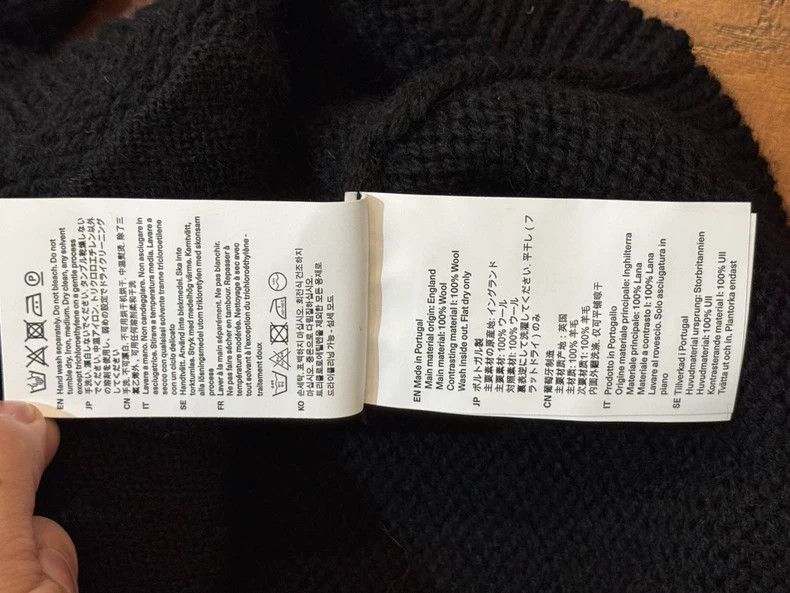 Our Legacy Our Legacy24fw Black Two-way Zipper Sweater ULTRA ZIP FUNNE Size US L / EU 52-54 / 3 - 7 Thumbnail