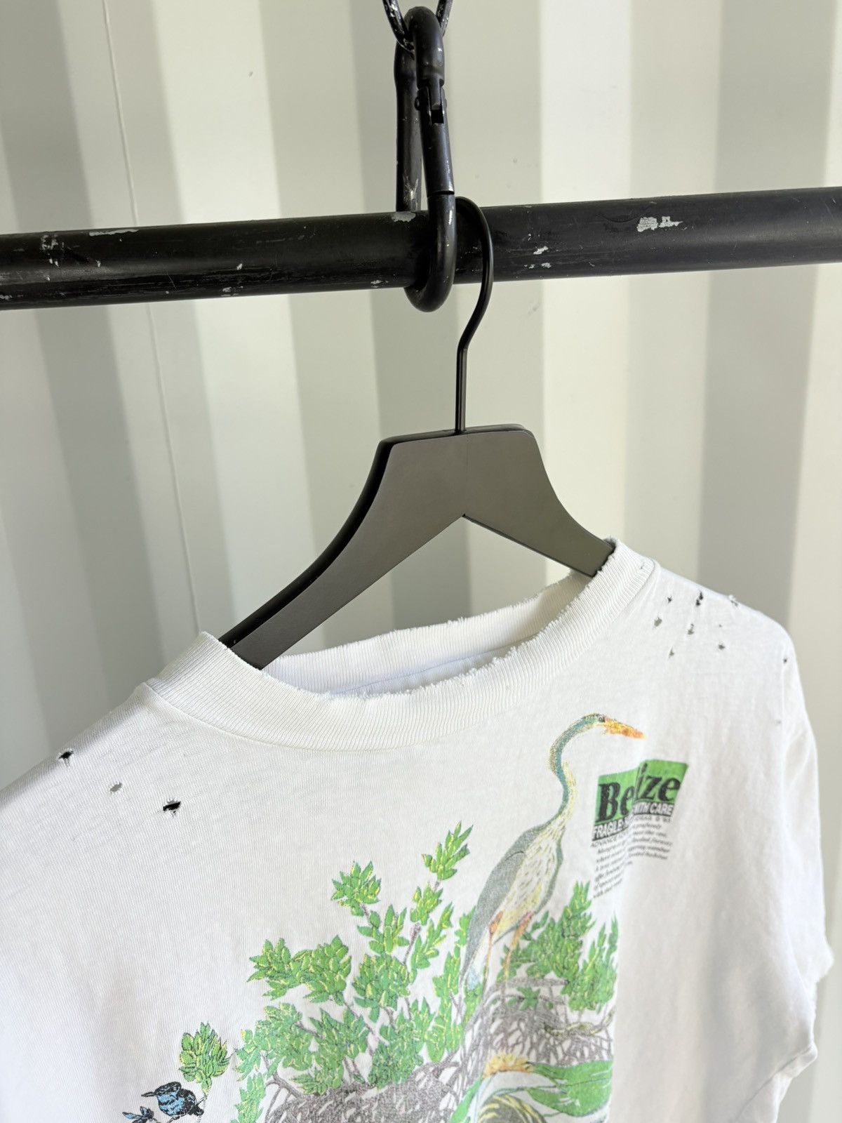 Vintage Thrashed Belize Mangroves Distressed Sun Faded ERD GRUNGE Size US L / EU 52-54 / 3 - 6 Thumbnail