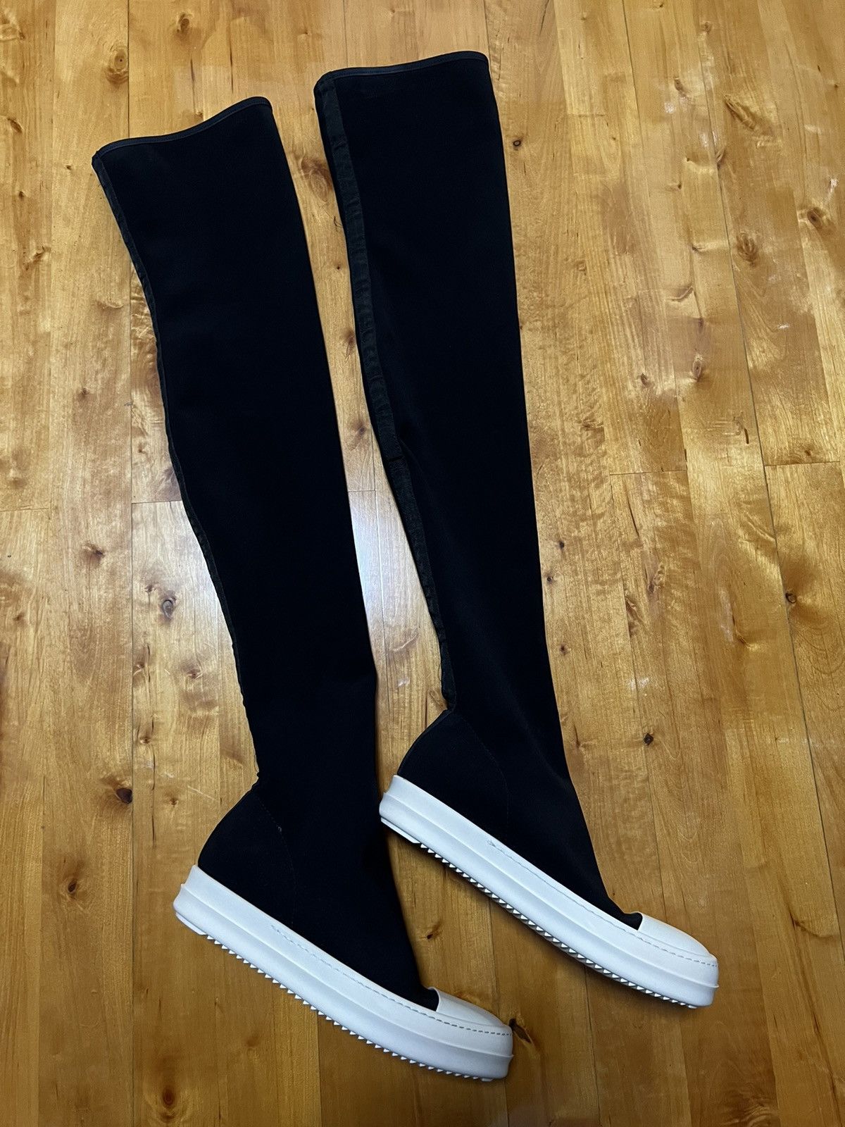 Rick Owens Drkshdw Rick owens ramones thigh high sock sz 36.5 Size US 6.5 / IT 36.5 - 5 Thumbnail