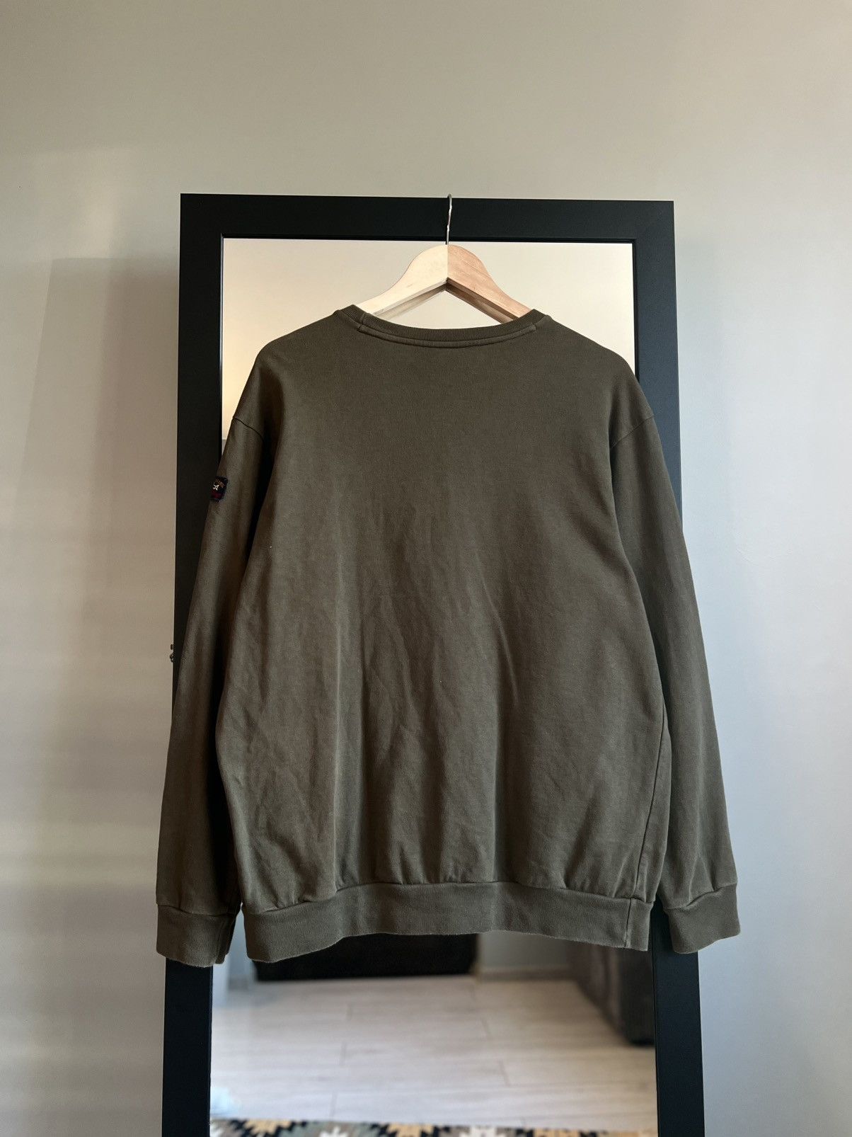 Paul & Shark × Vintage Paul & Shark Yachting Vintage Khaki Sweatshirt Size US L / EU 52-54 / 3 - 10 Thumbnail