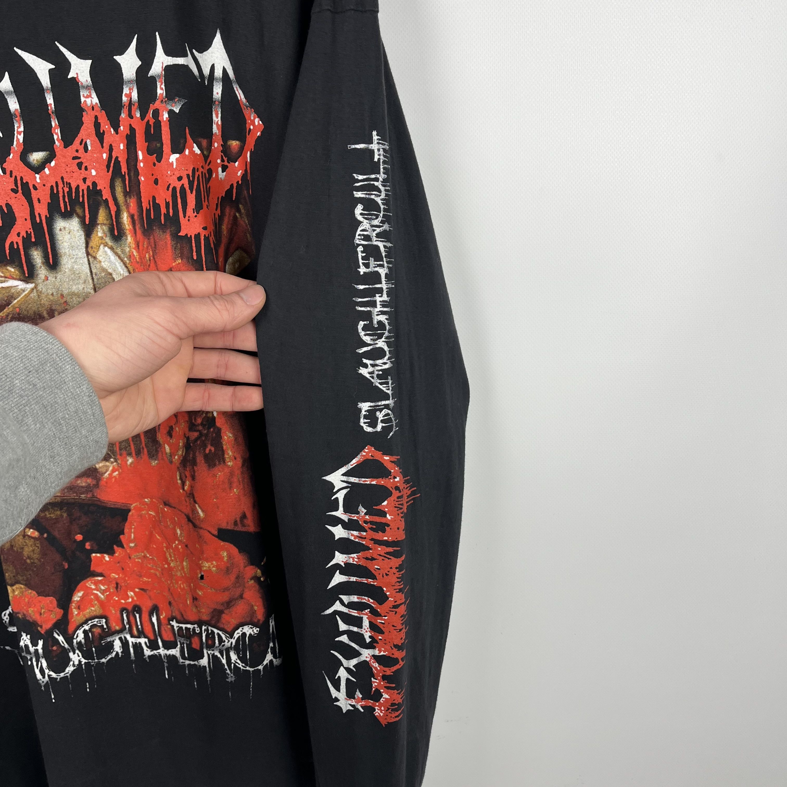 Band Tees Vintage Exhumed Rare Gore Metal Long Sleeve T Shirt 90’s Size US XL / EU 56 / 4 - 9 Thumbnail
