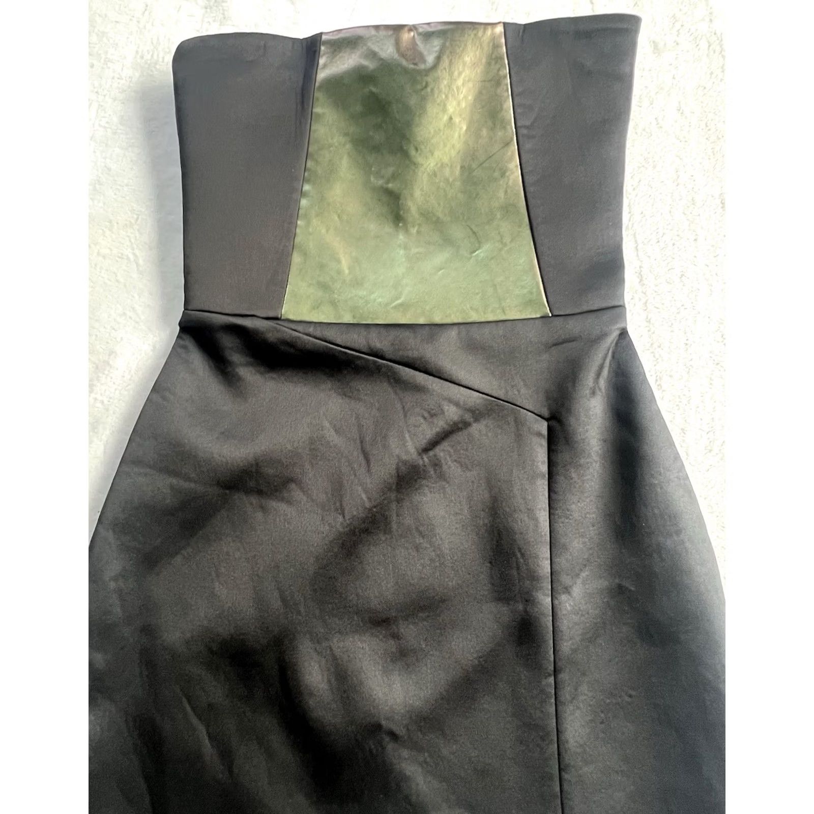 Vintage VINTAGE Kate Spade Strapless Nova Black Iridescent Evening Dress Size 2 MSRP 170 Size XS / US 0-2 / IT 36-38 - 3 Thumbnail