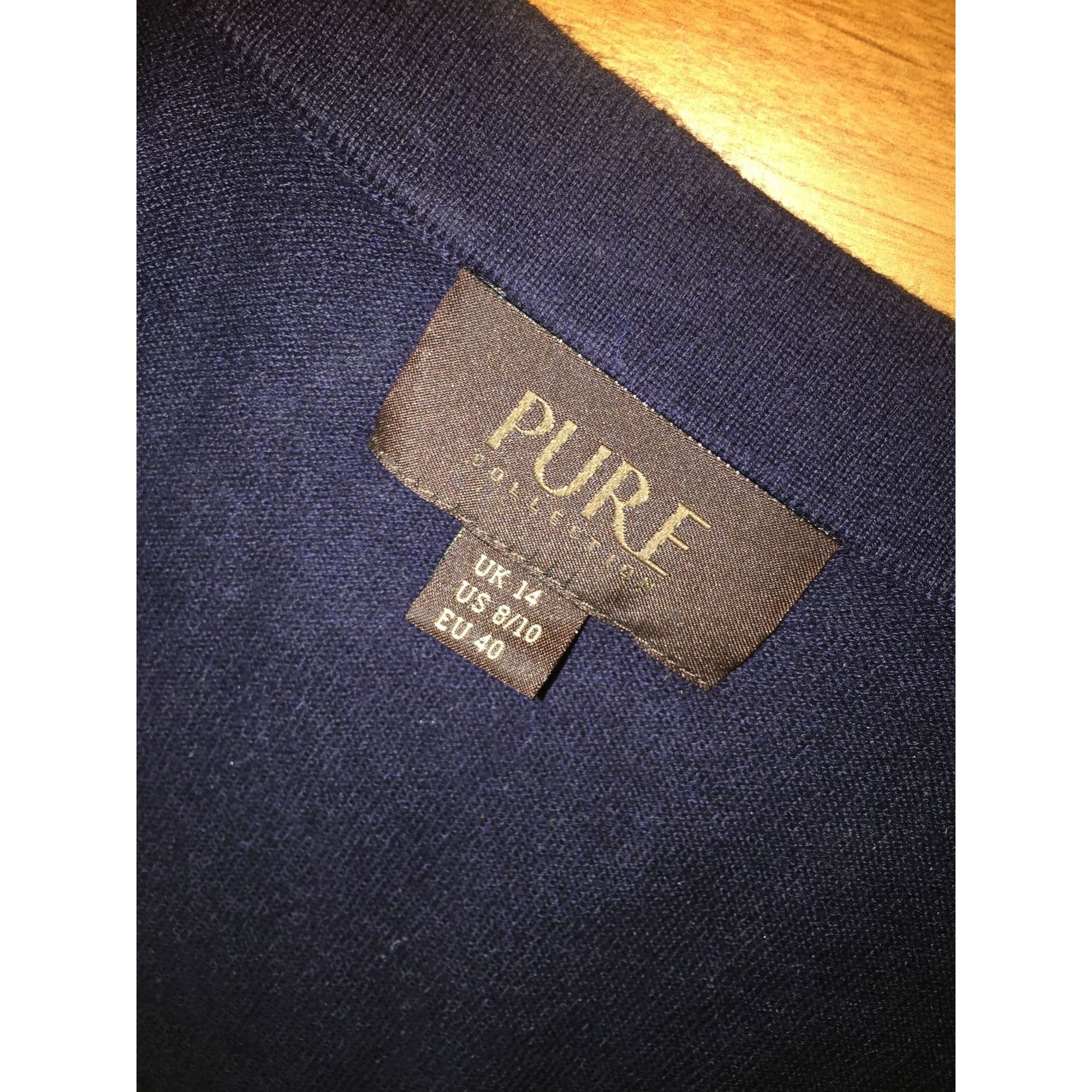 Other Womens Pure Collection Size 8/10 Navy Blue/White Striped But Size M / US 6-8 / IT 42-44 - 2 Thumbnail