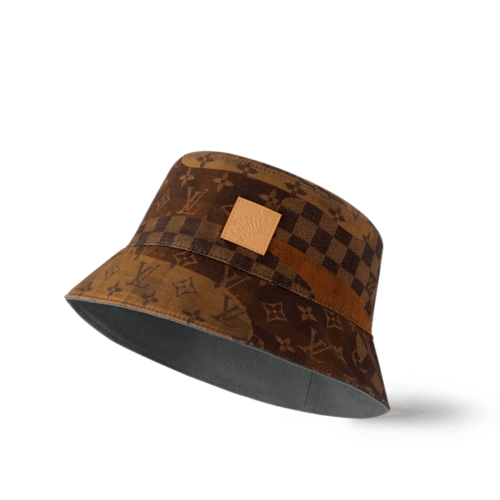 Louis Vuitton Monogram Landscape Reversible Bucket Hat Size ONE SIZE - 4 Thumbnail