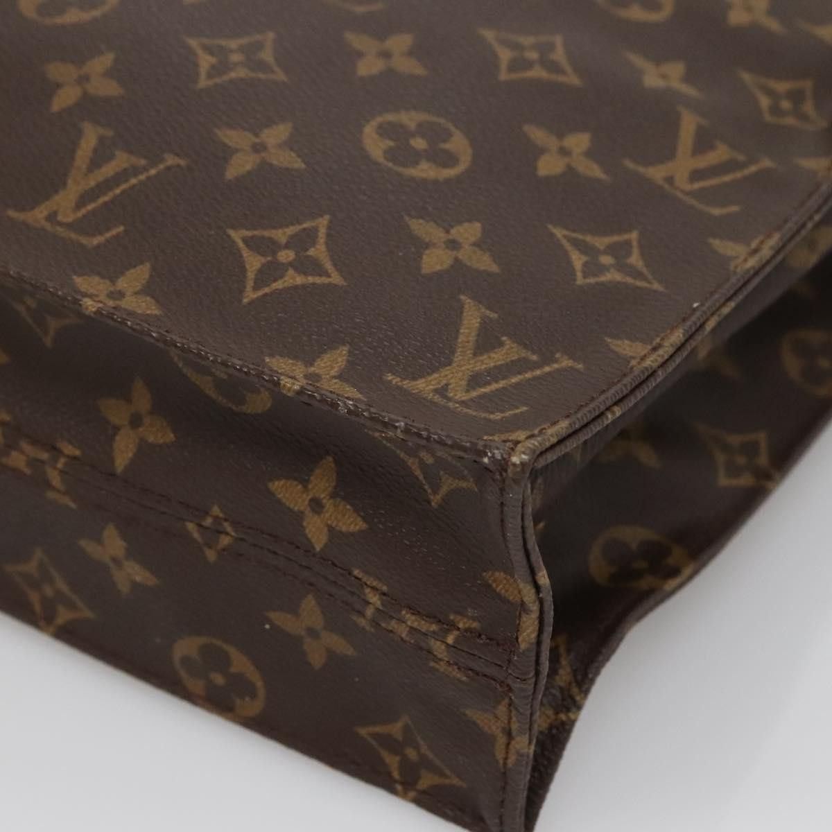 Louis Vuitton LOUIS VUITTON Monogram Sac Plat Hand Bag M51140 Size ONE SIZE - 10 Thumbnail