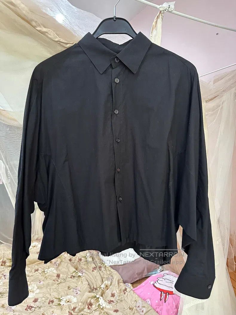 Yohji Yamamoto Yohji Yamamoto Black Shirt Size US M / EU 48-50 / 2 - 1 Thumbnail