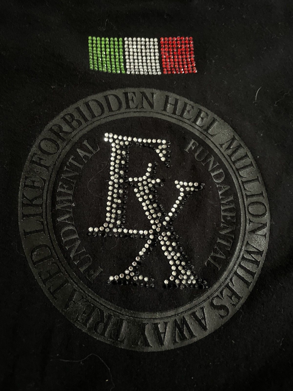 If Six Was Nine 2000s Japanese archive Vkei Rhinestone Poem Long Sleeve Tee Size US S / EU 44-46 / 1 - 7 Thumbnail