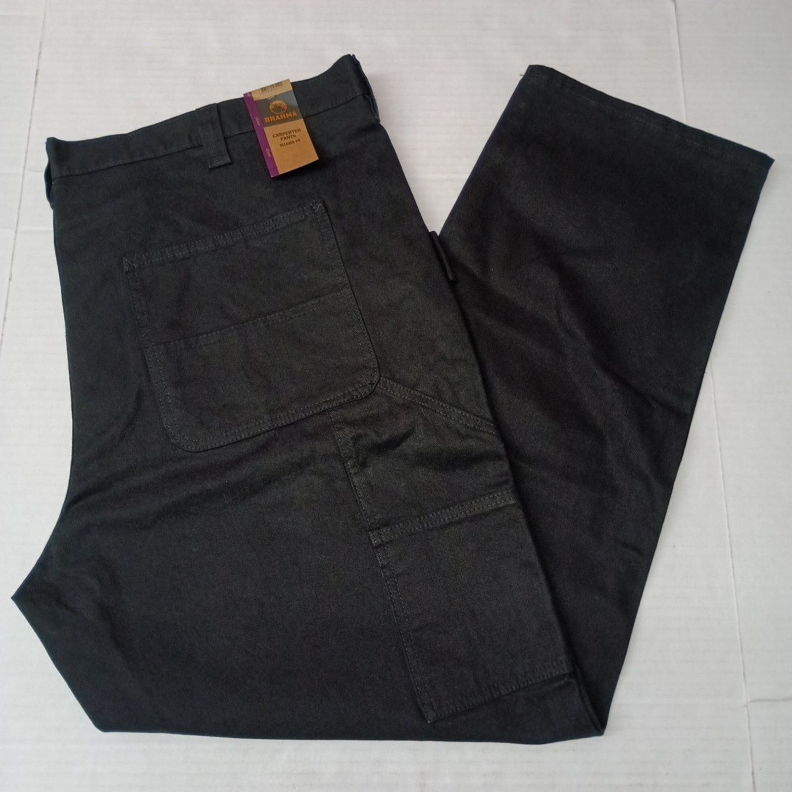 Other Brahma Work Carpenter Pants Men's Size 44x32 Black Relaxed Size US 44 / EU 60 - 1 Thumbnail