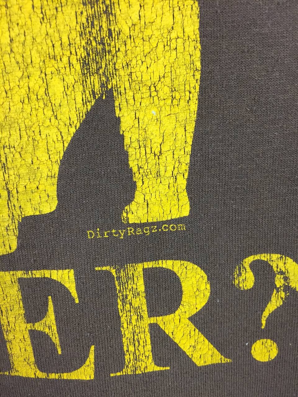 Vintage Vtg Y2K FOTL 50/50 DirtyRagz Beer Deer Bear Novelty Tee Size US L / EU 52-54 / 3 - 5 Thumbnail