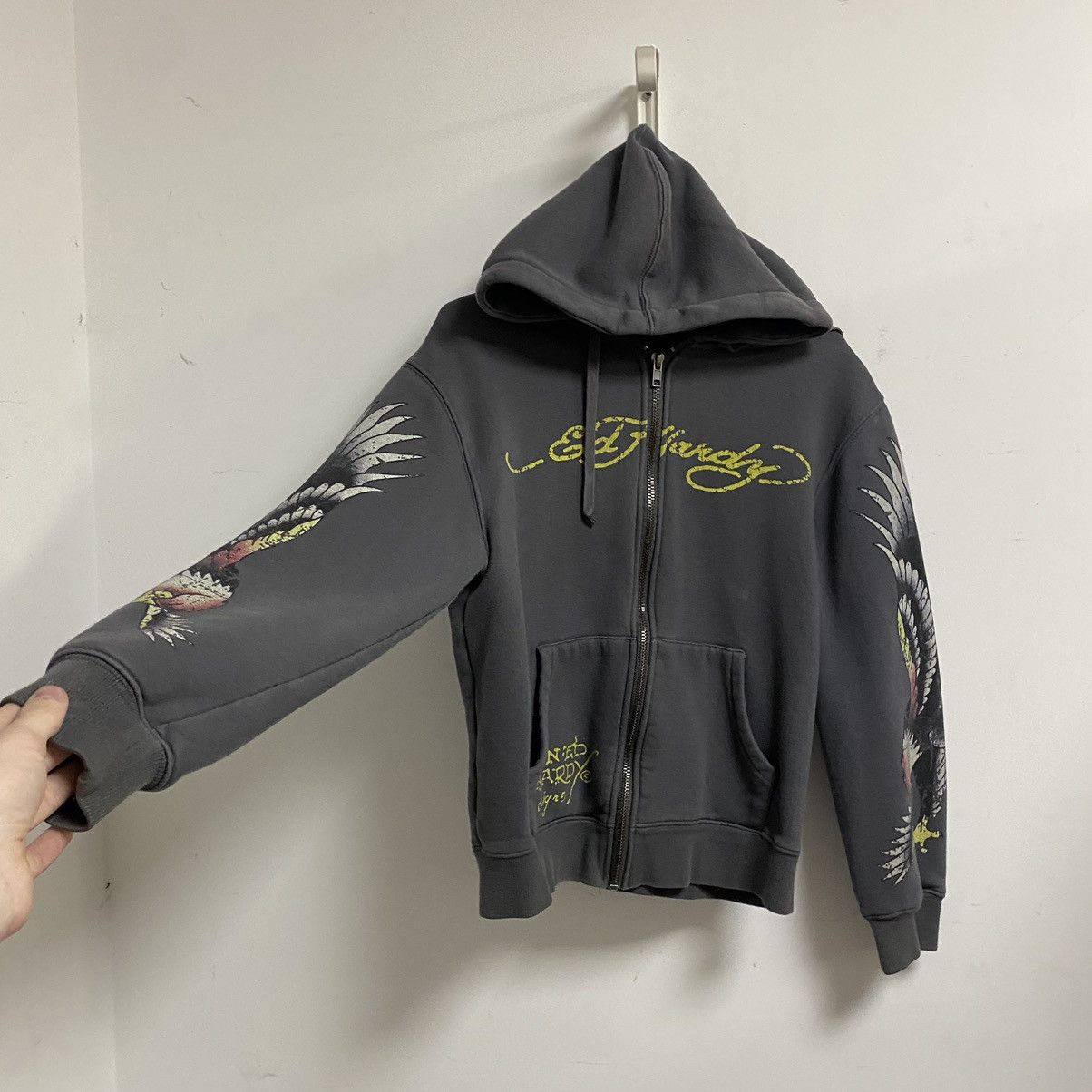 Ed Hardy Vintage Ed Hardy Hoodie urban outfitters Size US S / EU 44-46 / 1 - 3 Thumbnail