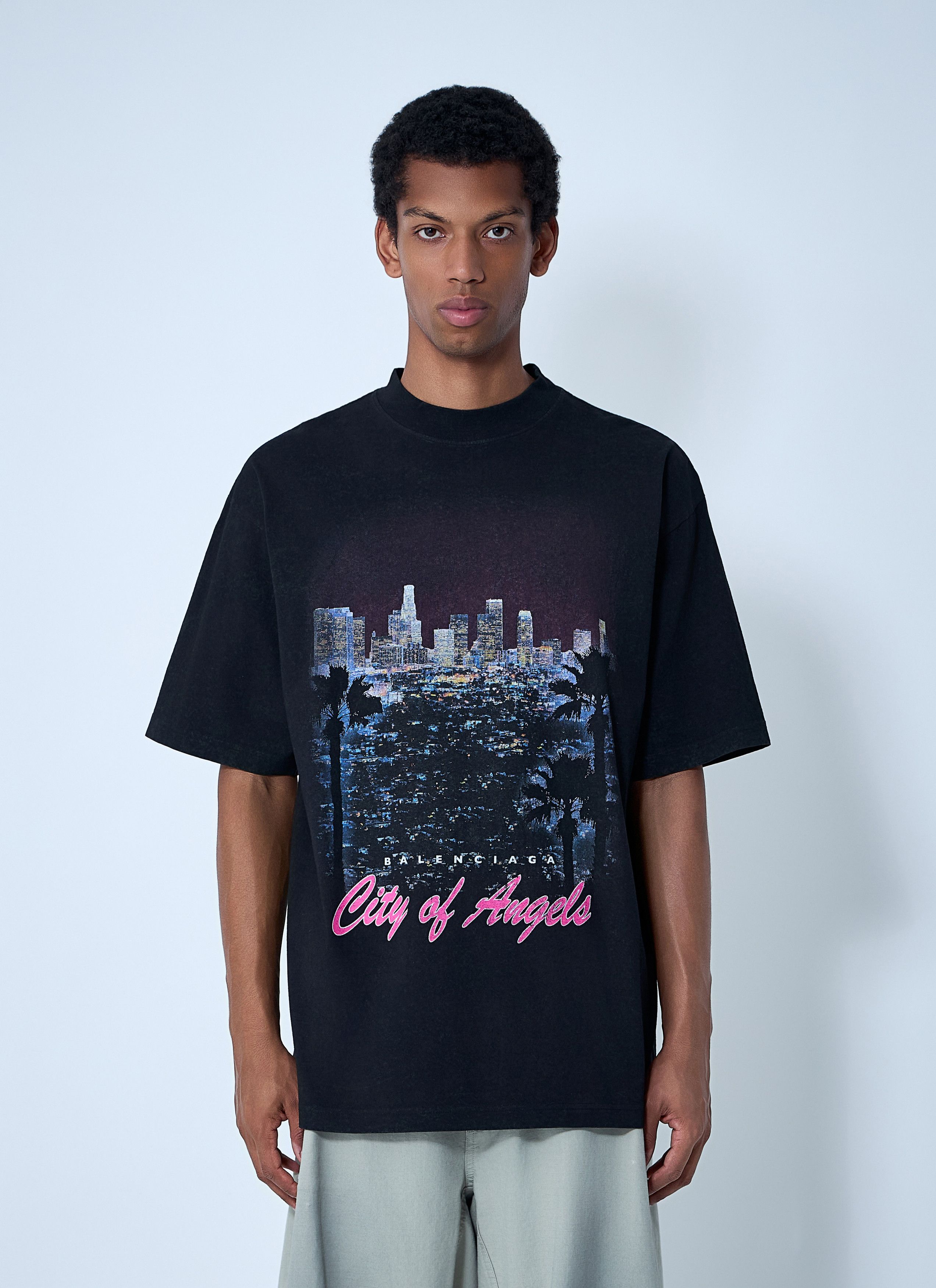 Balenciaga City Of Angels T-Shirt Size US S / EU 44-46 / 1 - 1 Thumbnail
