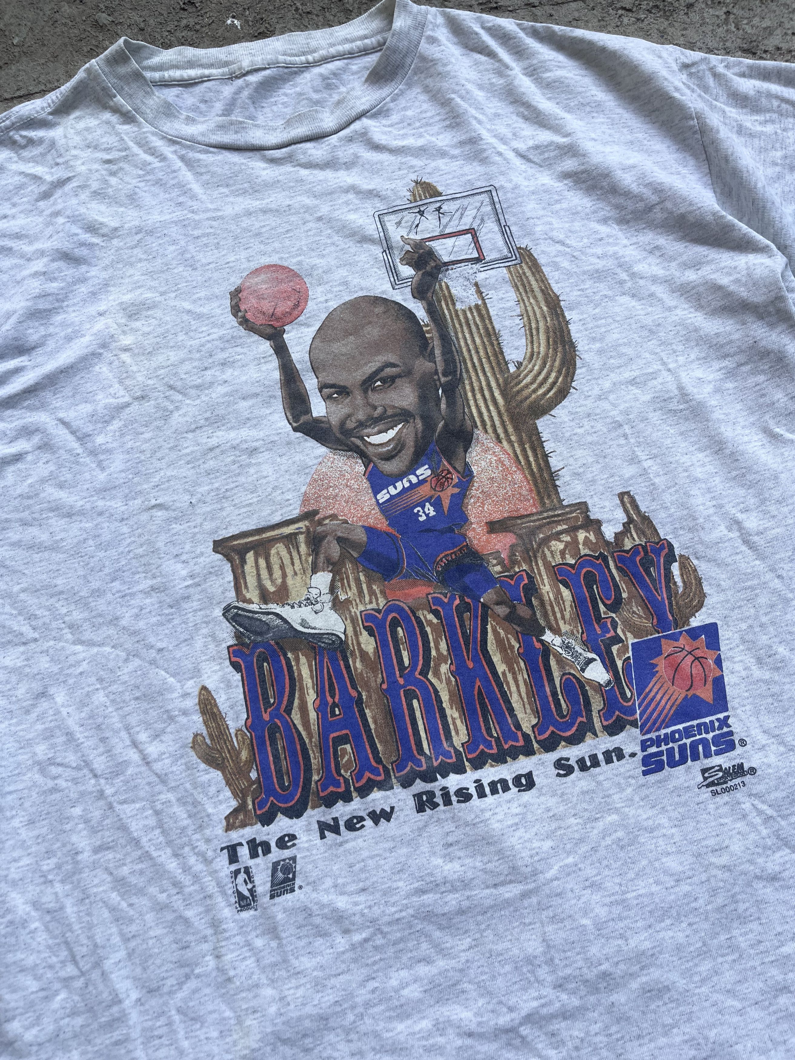 NBA × Salem Sportswear × Vintage Charles Barkley NBA 90s Vintage Salem Sportswear T-shirt Size US L / EU 52-54 / 3 - 2 Thumbnail