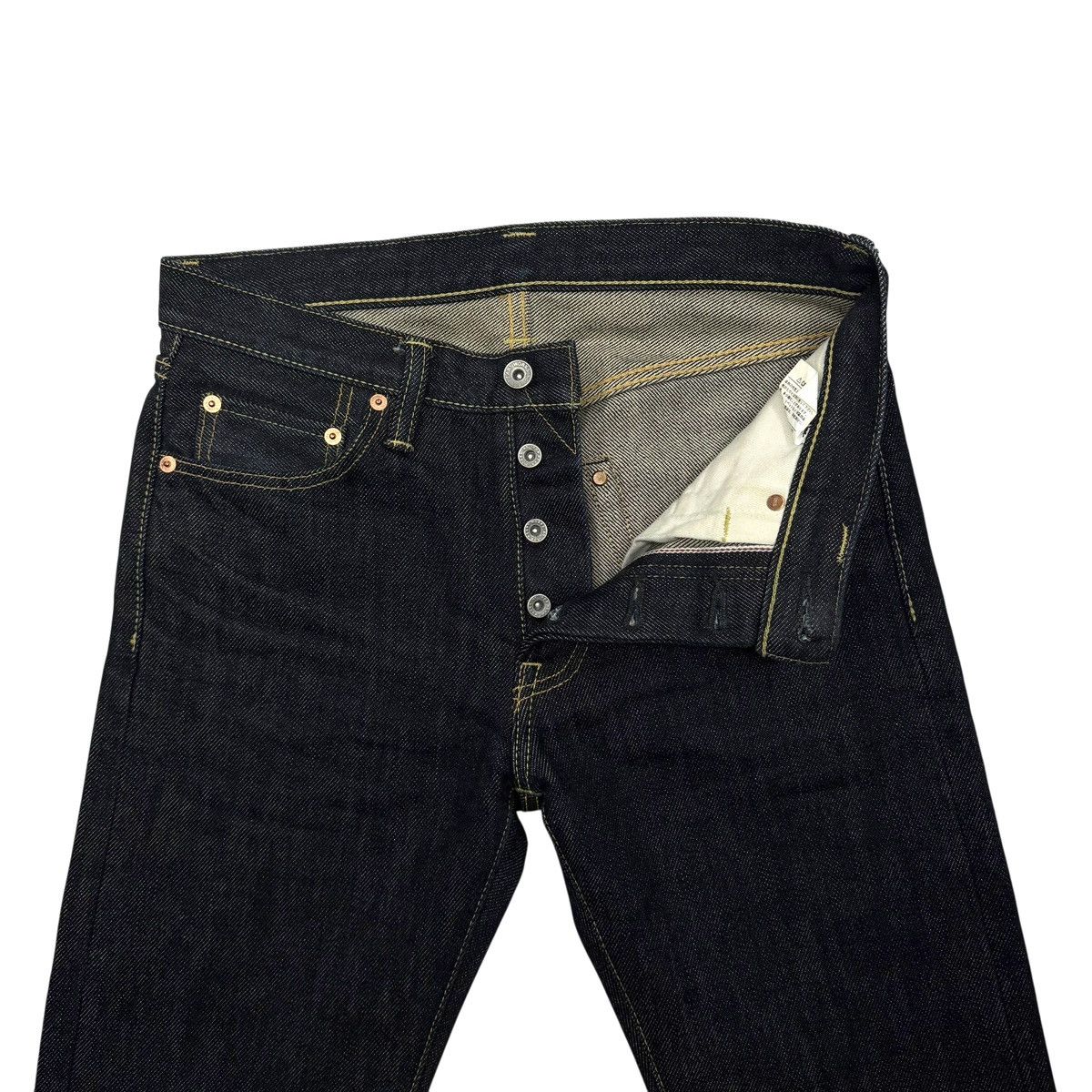 Iron Heart 21oz 666S Slim Straight Denim Jeans Size US 30 / EU 46 - 6 Thumbnail