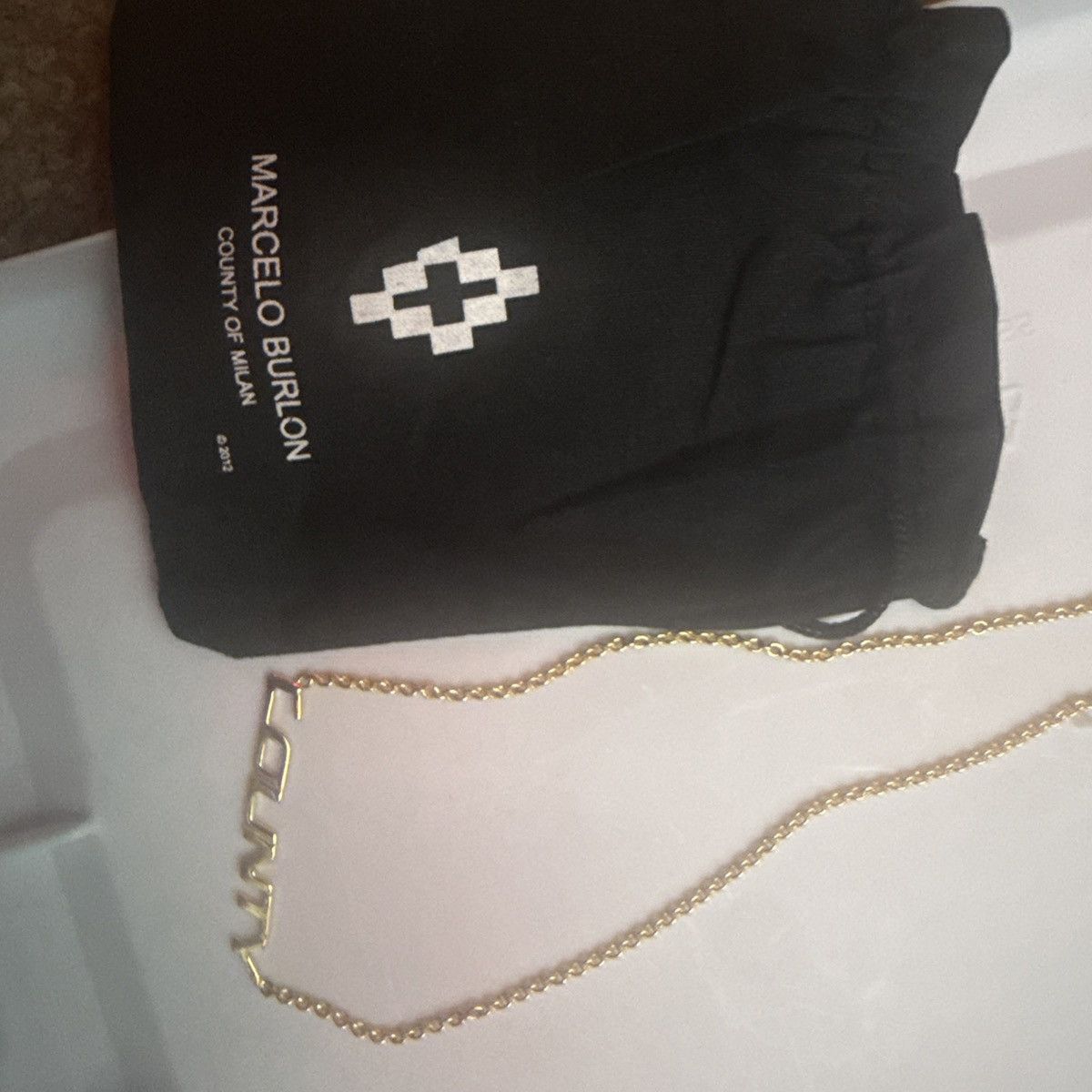 Marcelo Burlon Marcelo Burlón Gold “County” Necklace Size ONE SIZE - 6 Thumbnail