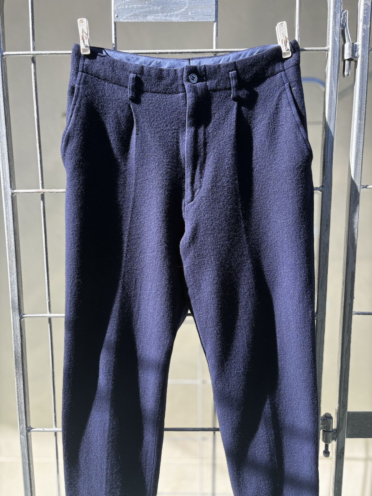 Comme des Garcons Comme des Garcons navy wool pants Size US 29 - 3 Thumbnail
