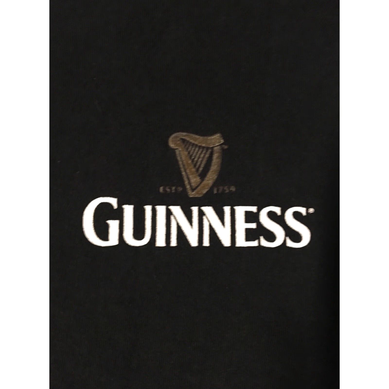 Vintage VINTAGE Guinness Halloween Darkness Reigns Promo Shirt L Black 90s Funny Bar Size US L / EU 52-54 / 3 - 4 Thumbnail