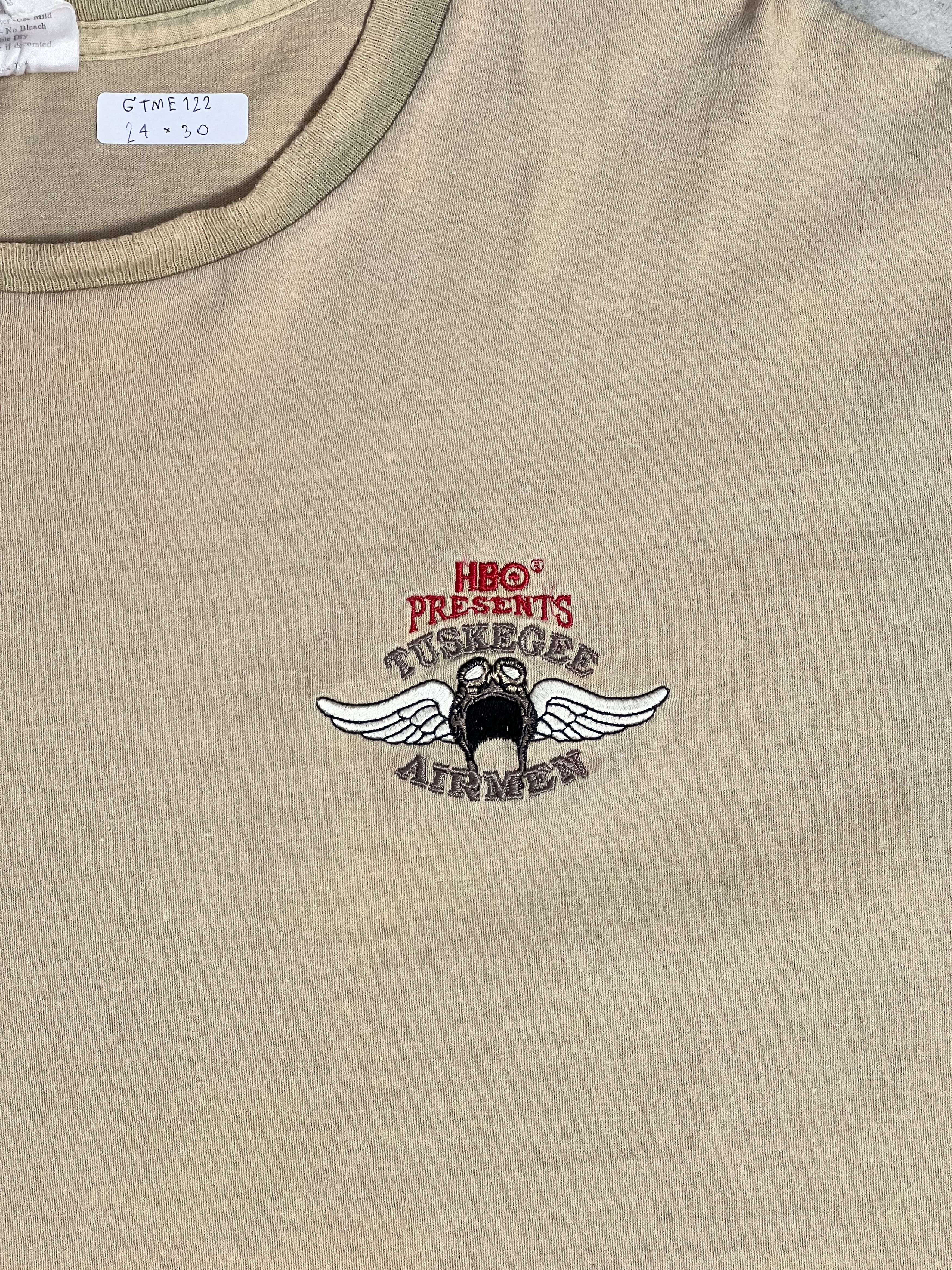 Vintage Vtg 90s HBO The Tuskegee Airmen Movie Promo Tee (XL) GTME122 Size US XL / EU 56 / 4 - 2 Thumbnail