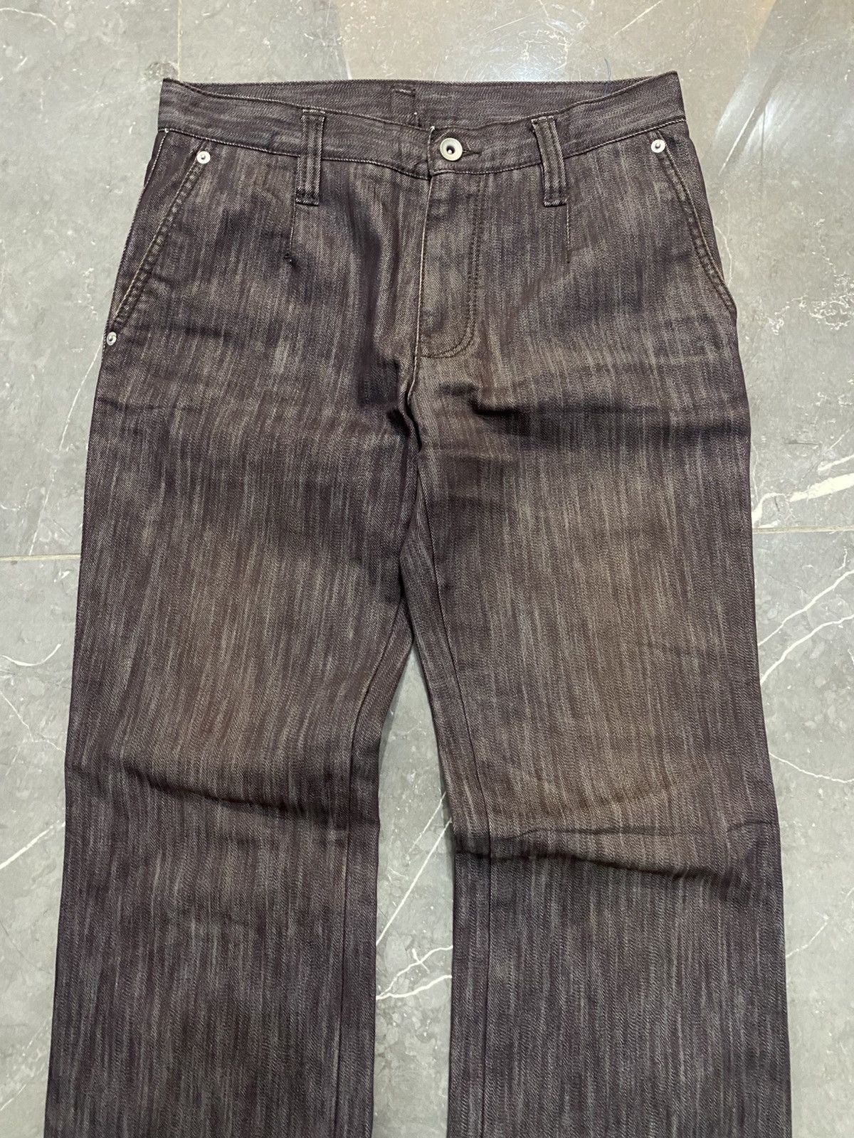 If Six Was Nine Takaiq Japanese Waxed Flared Brown Size US 30 / EU 46 - 2 Thumbnail