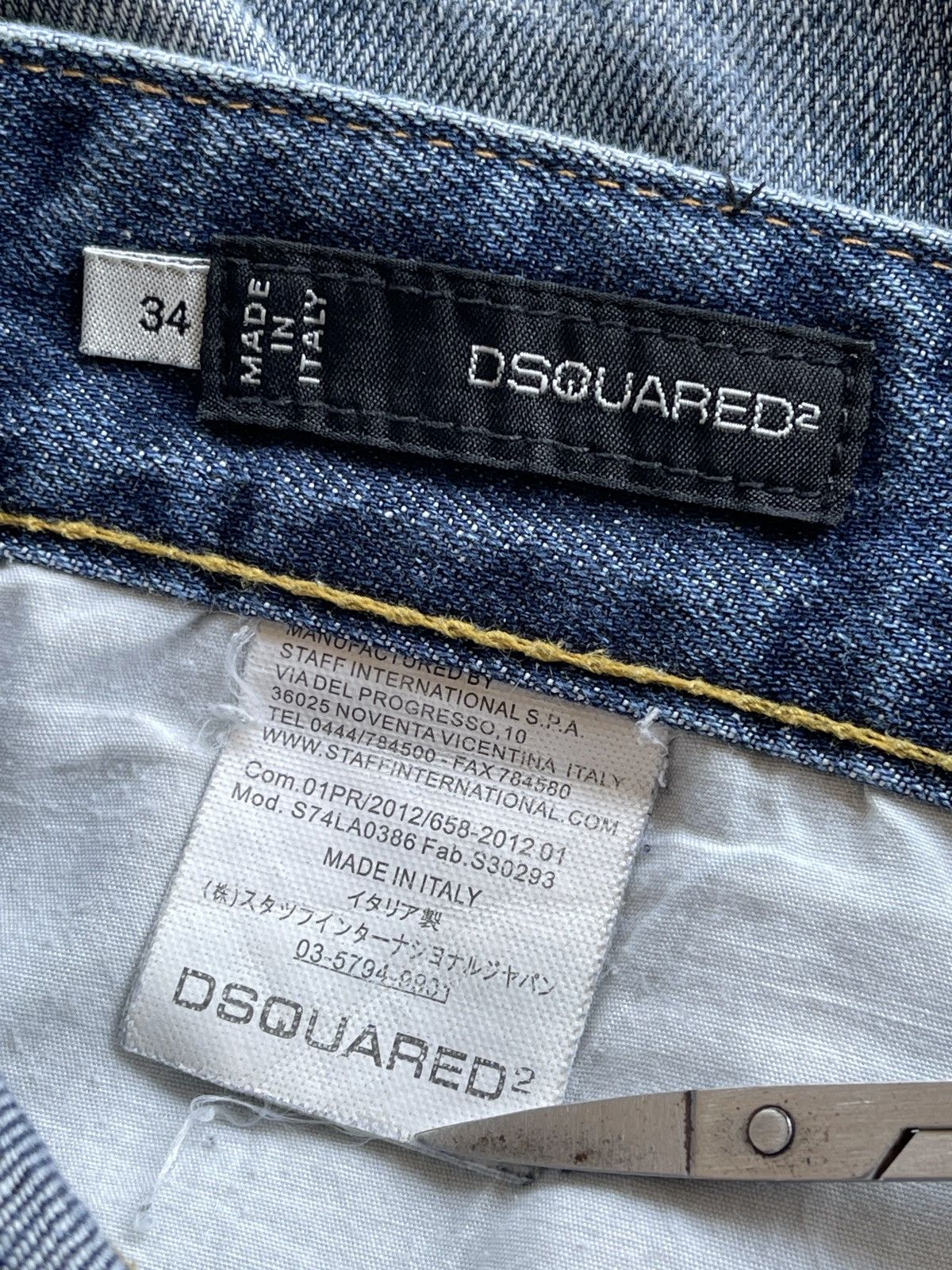 Dsquared2 Dsquared2 Distressed Denim Size US 34 / EU 50 - 16 Thumbnail