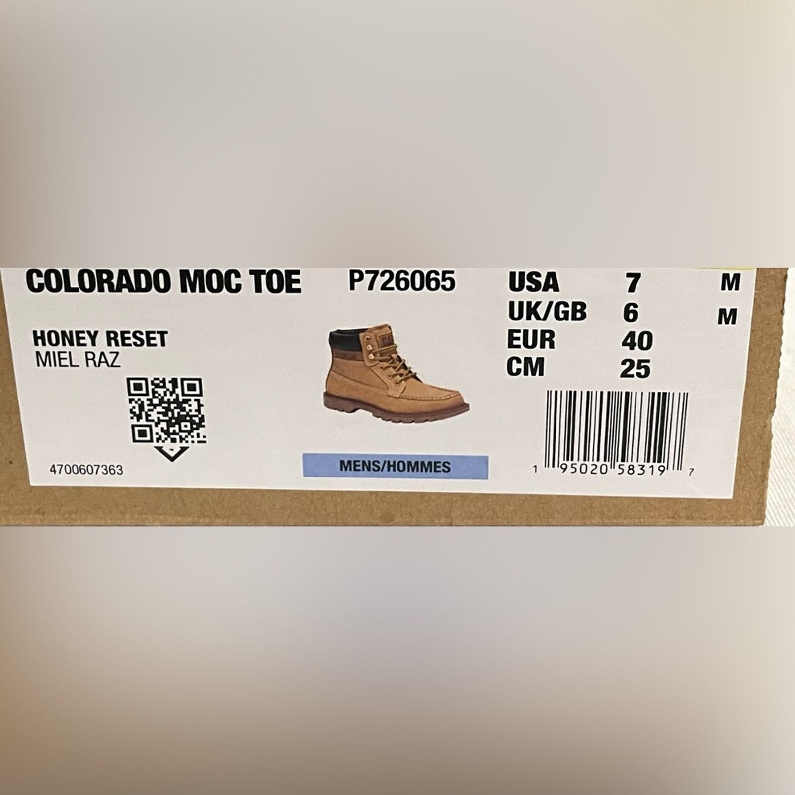 Caterpillar CAT Caterpillar Colorado 2.0 Moc Toe Boot Honey Men 7 Size US 7 / EU 40 - 7 Thumbnail