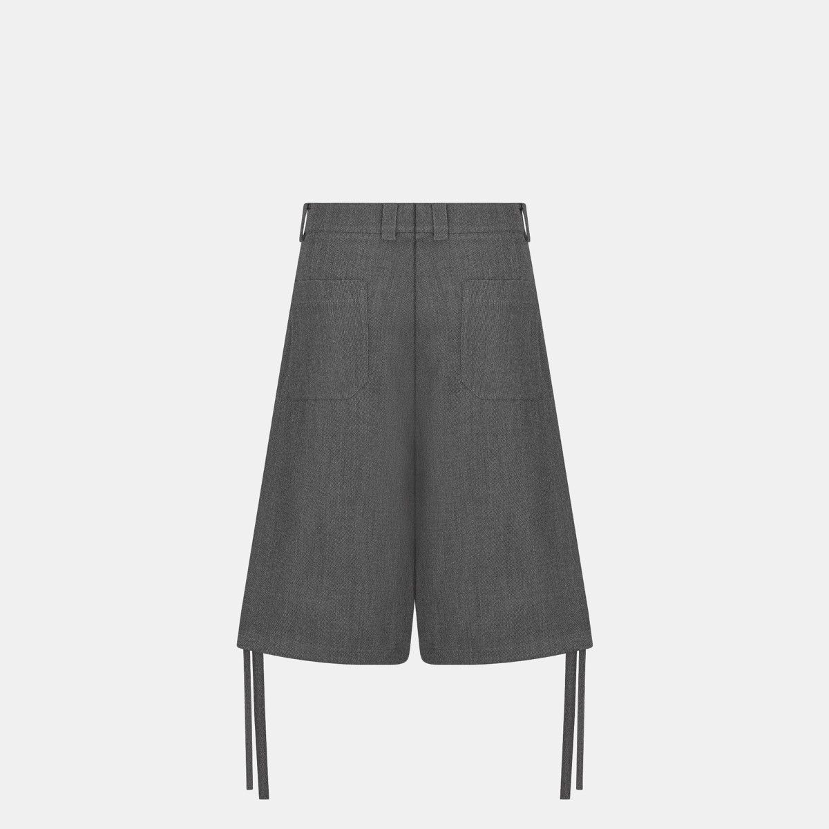 Dior o1bcso1str1124 Wide-Leg Bermuda Shorts in Grey Size US 34 / EU 50 - 2 Thumbnail