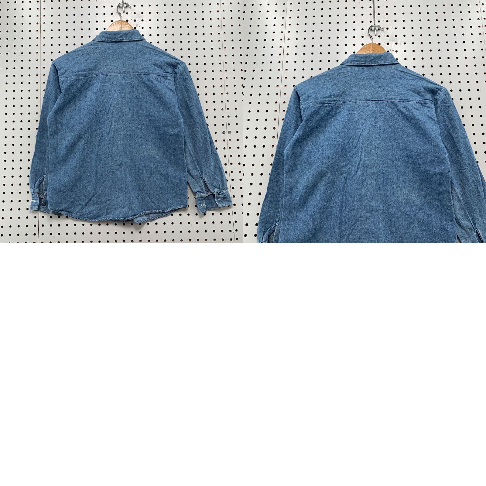 Vintage VINTAGE Looney Tunes Denim Button Shirt Womens Small Blue Pocket 18x22.5 Size S / US 4 / IT 40 - 9 Thumbnail