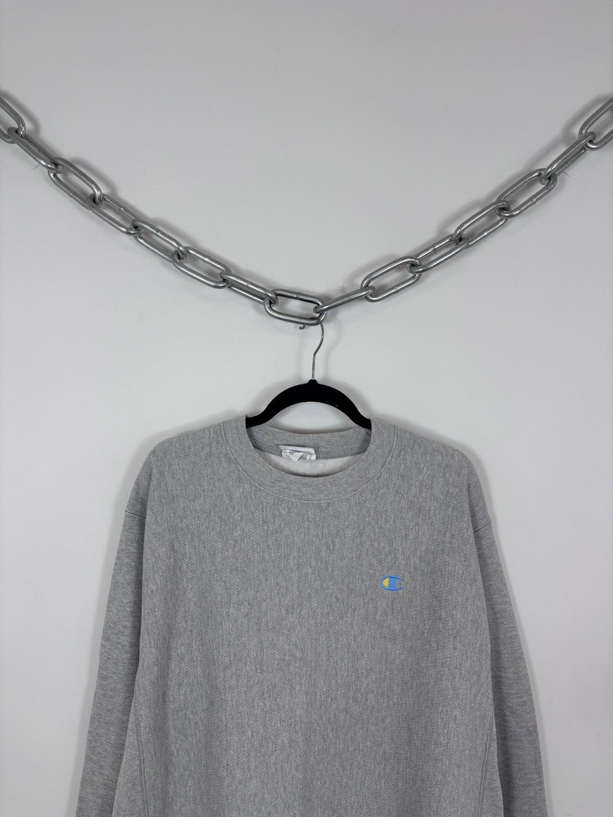 Champion Champion Reverse Weave Vintage Men’s Grey Sweatshirt Size US L / EU 52-54 / 3 - 3 Thumbnail