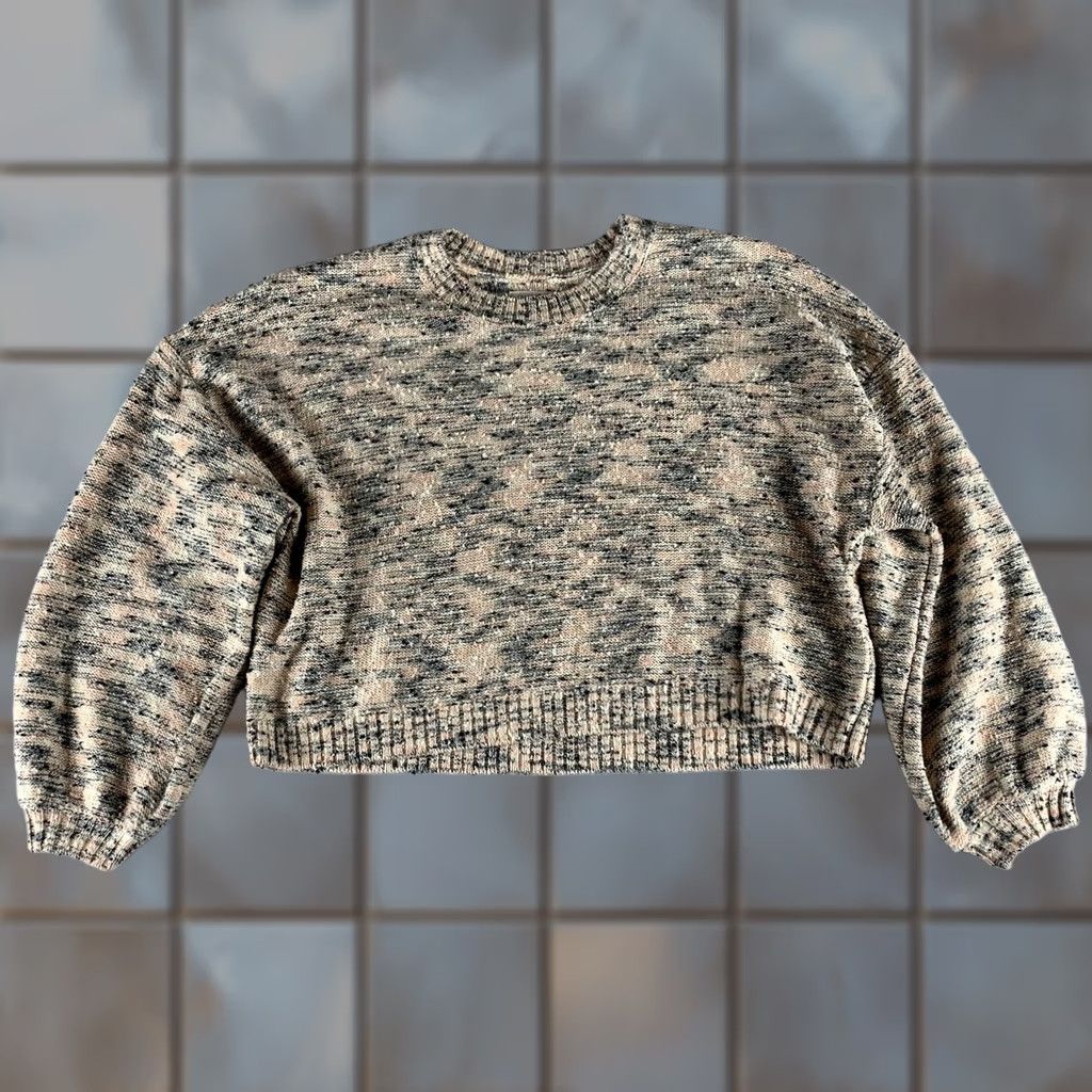 Billabong VINTAGE BILLABONG CROPPED SWEATER WOMENS SMALL PINK GRAY CREWNECK LONGSLEEVE Size S / US 4 / IT 40 - 1 Thumbnail