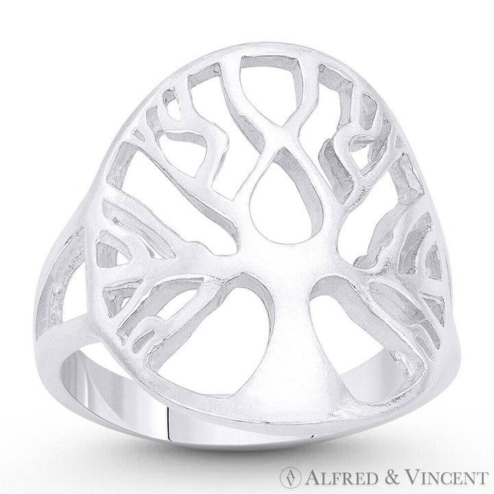 Other Tree-of-Life Etz Chaim Charm Splitshank Ring Sterling Silver Size ONE SIZE - 1 Preview
