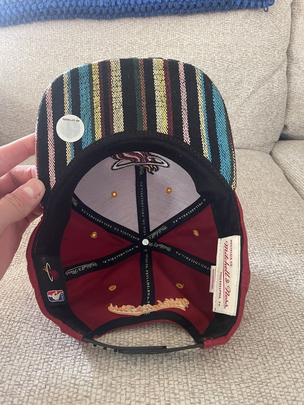 Mitchell & Ness Miami Heat SnapBack Size ONE SIZE - 3 Thumbnail
