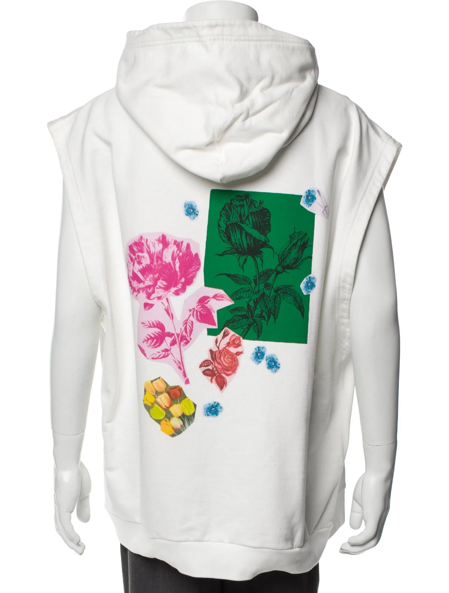 Marni o1f1d3z0525 Crew Neck Sleeveless Hoodie in White Size US L / EU 52-54 / 3 - 3 Thumbnail