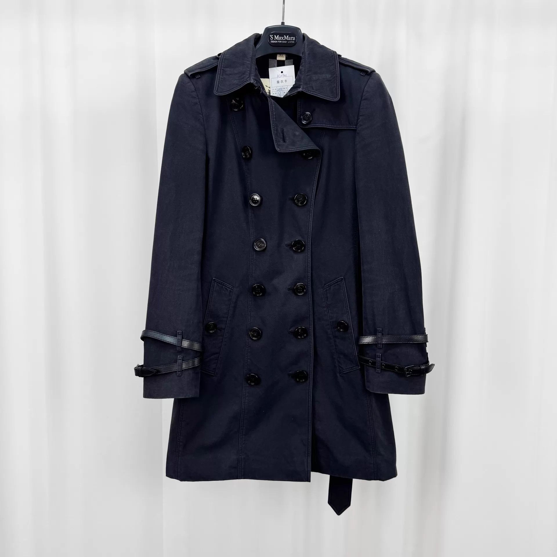 Burberry Burberry Double-Breasted Check Lined Trench UK8 9/10 Size S / US 4 / IT 40 - 1 Thumbnail