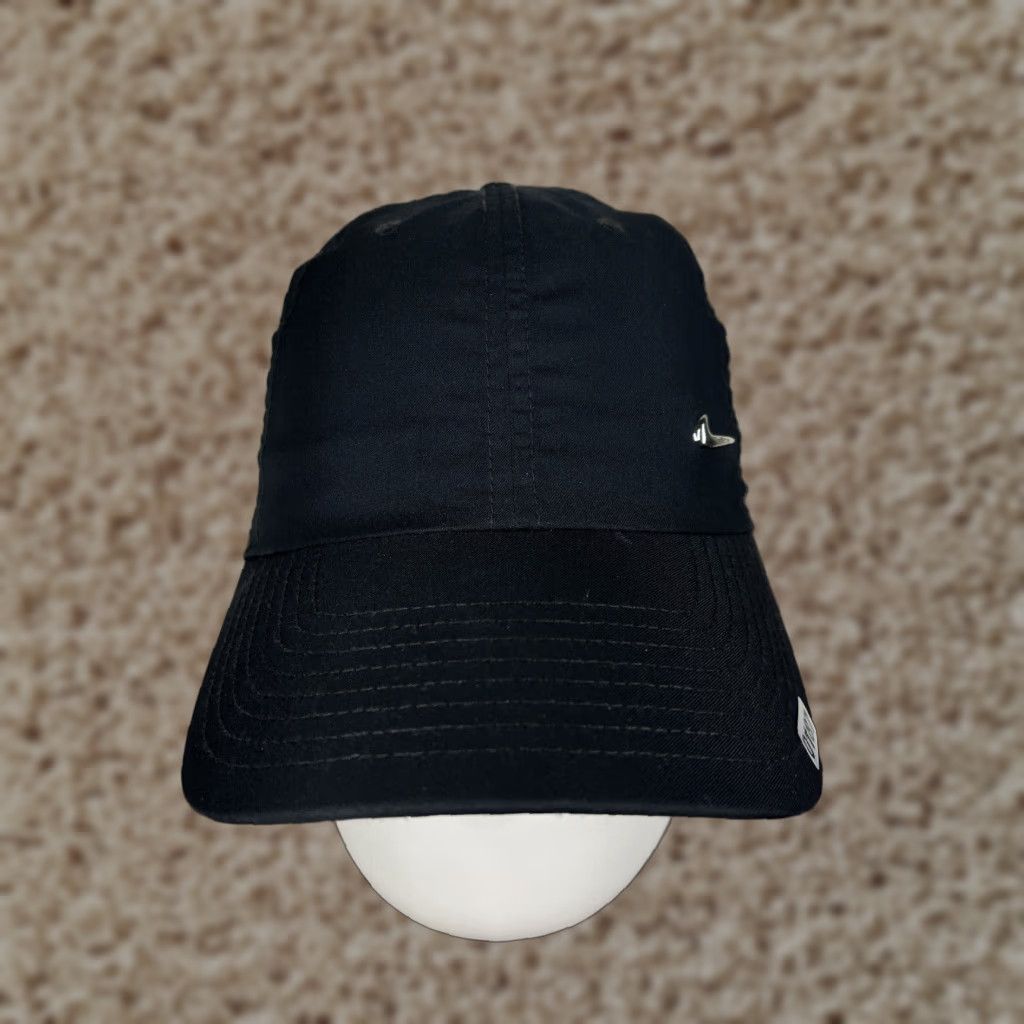 Nike Nike Hat Cap Strap Back Adult Black Extra Large Dri-Fit Metal Logo Club Peak XV Size ONE SIZE - 1 Thumbnail