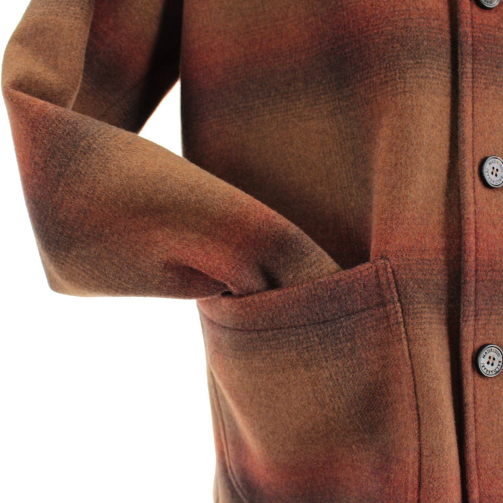 Maurizio Baldassari Maurizio Baldassari Jacket Size M US In Brown Wool Size US M / EU 48-50 / 2 - 3 Thumbnail