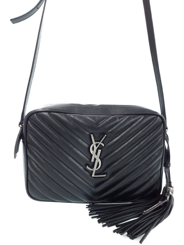 Yves Saint Laurent Camera Bag Shoulder Bag Black