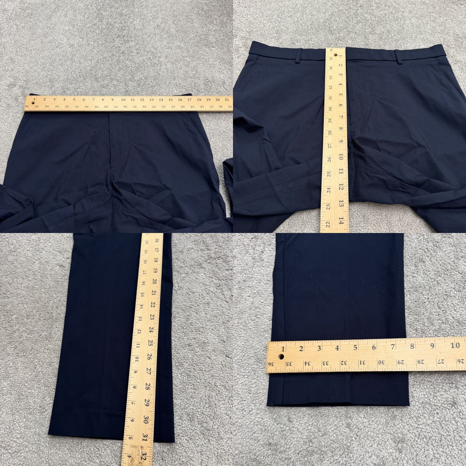Tommy Hilfiger Tommy Hilfiger TH Flex Modern Fit Performance Chino Pants Mens 34 Navy Blue Slim Straight Mens Size US 34 / EU 50 - 8 Thumbnail