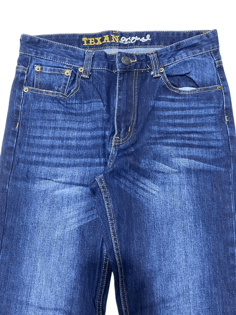 Japanese Brand Vintage Japanese Brand Indigo Washed Straight Jean Size US 31 - 3 Thumbnail