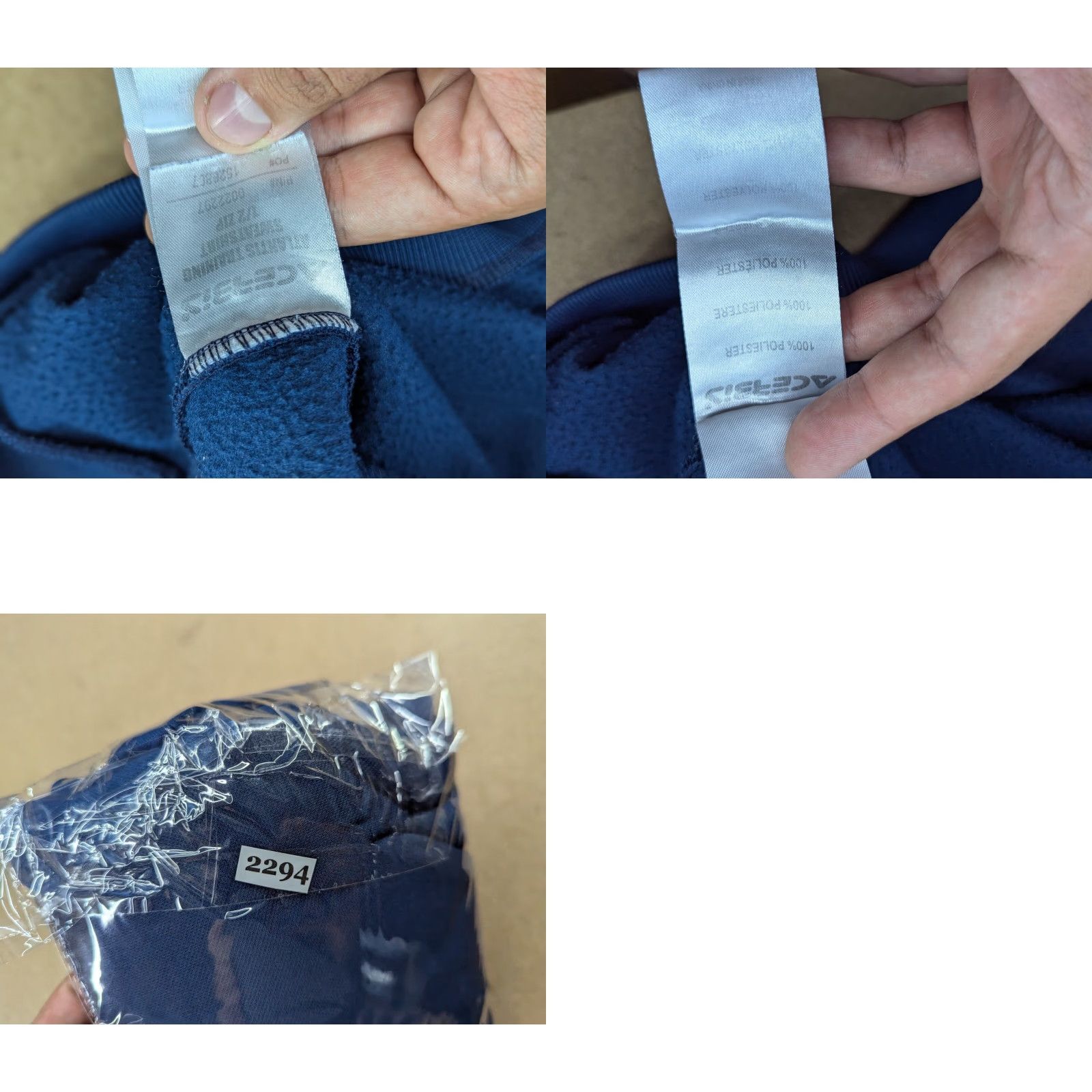 Vintage Acerbis FC Lumezzane Mens Track Jacket Size L Full Zip Football Adult Blue Size US L / EU 52-54 / 3 - 9 Thumbnail