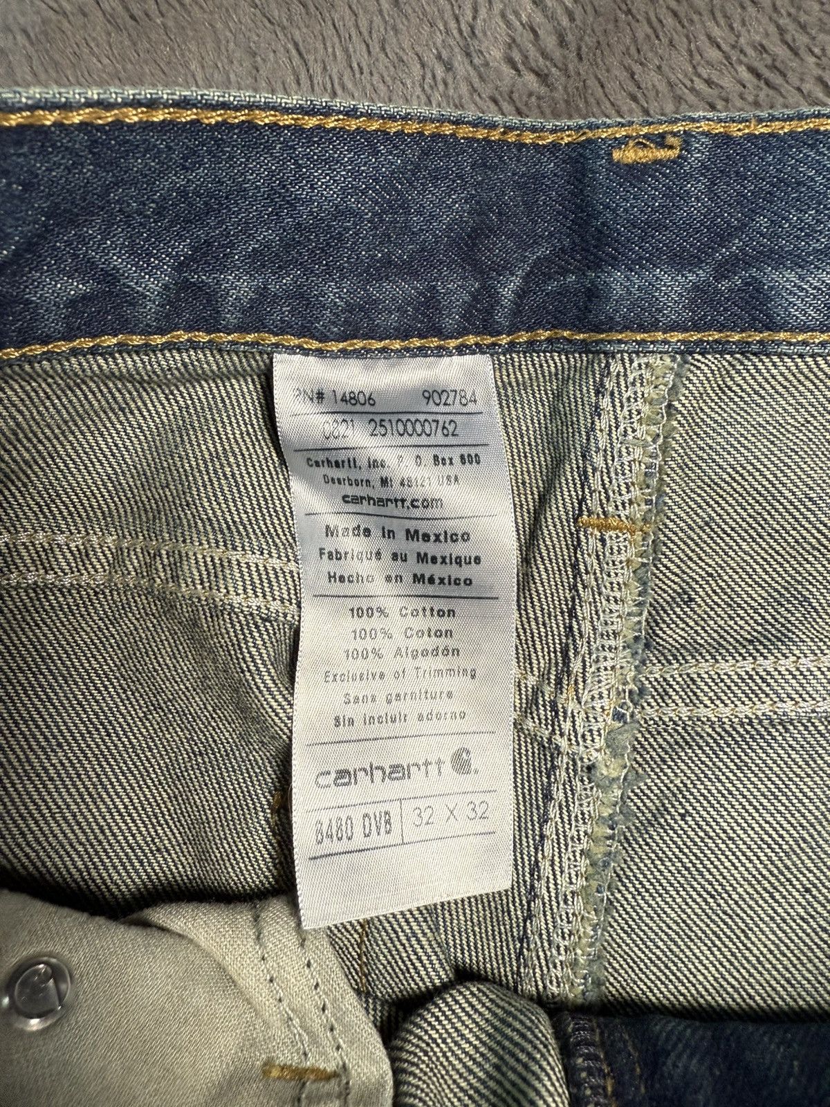 Carhartt × Vintage Vintage Carhartt jeans Size US 32 / EU 48 - 3 Thumbnail