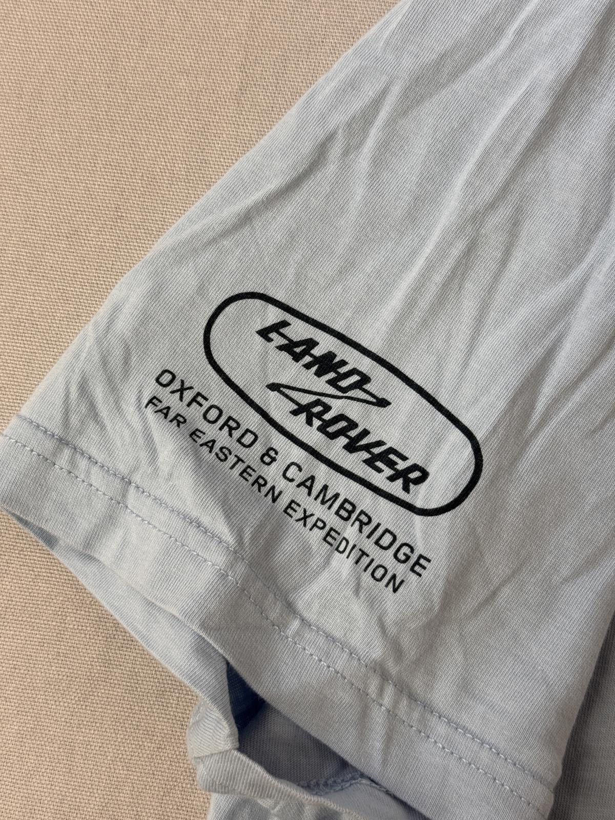 Designer Land Rover Blue Print T-shirt Oxford Cambridge Expedition XL Size US XL / EU 56 / 4 - 4 Thumbnail