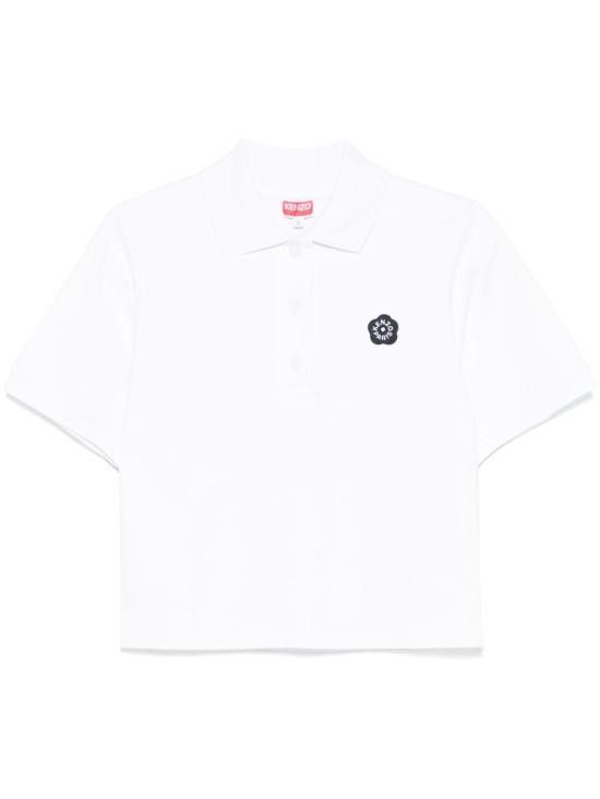 Kenzo KENZO Women Polo Shirts FF52TS160 4SB01 White Size M / US 6-8 / IT 42-44 - 1 Thumbnail