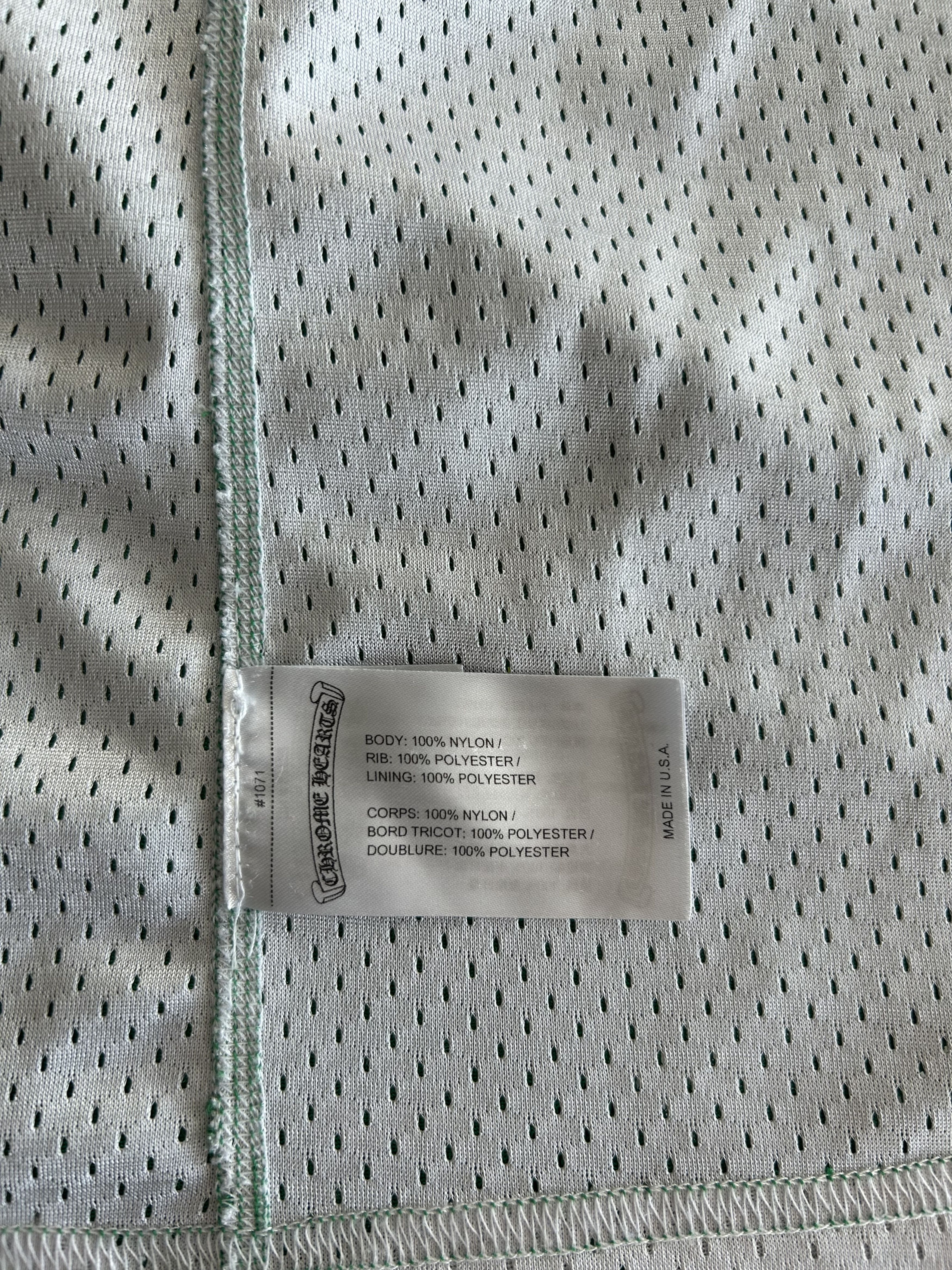 Chrome Hearts Chrome Hearts Green & White Logo Reversible Mesh Jersey Size US XXL / EU 58 / 5 - 5 Thumbnail