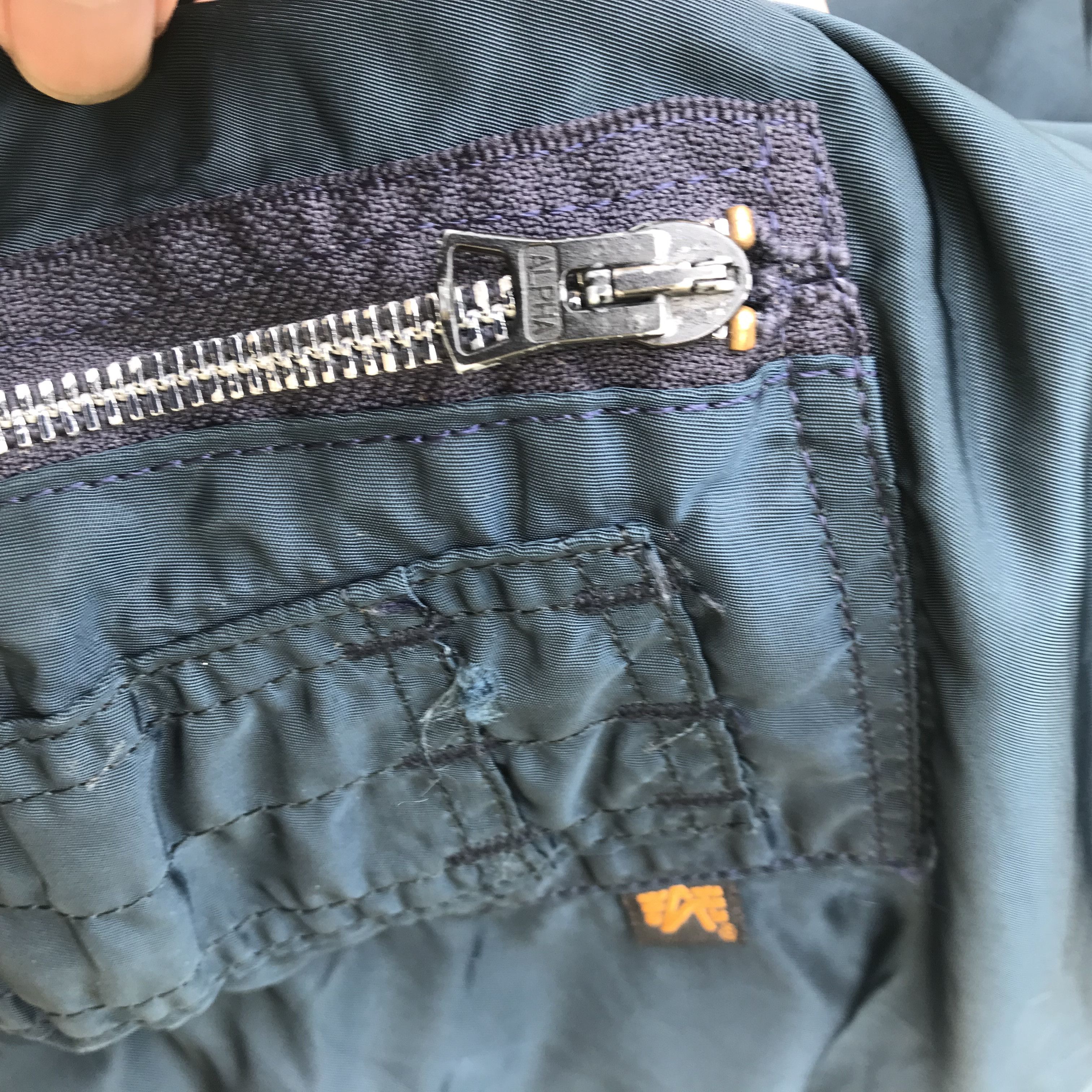 Alpha Industries Vintage Alpha Industries MA-1 Bomber Flight attendant Nato Size US XL / EU 56 / 4 - 5 Thumbnail