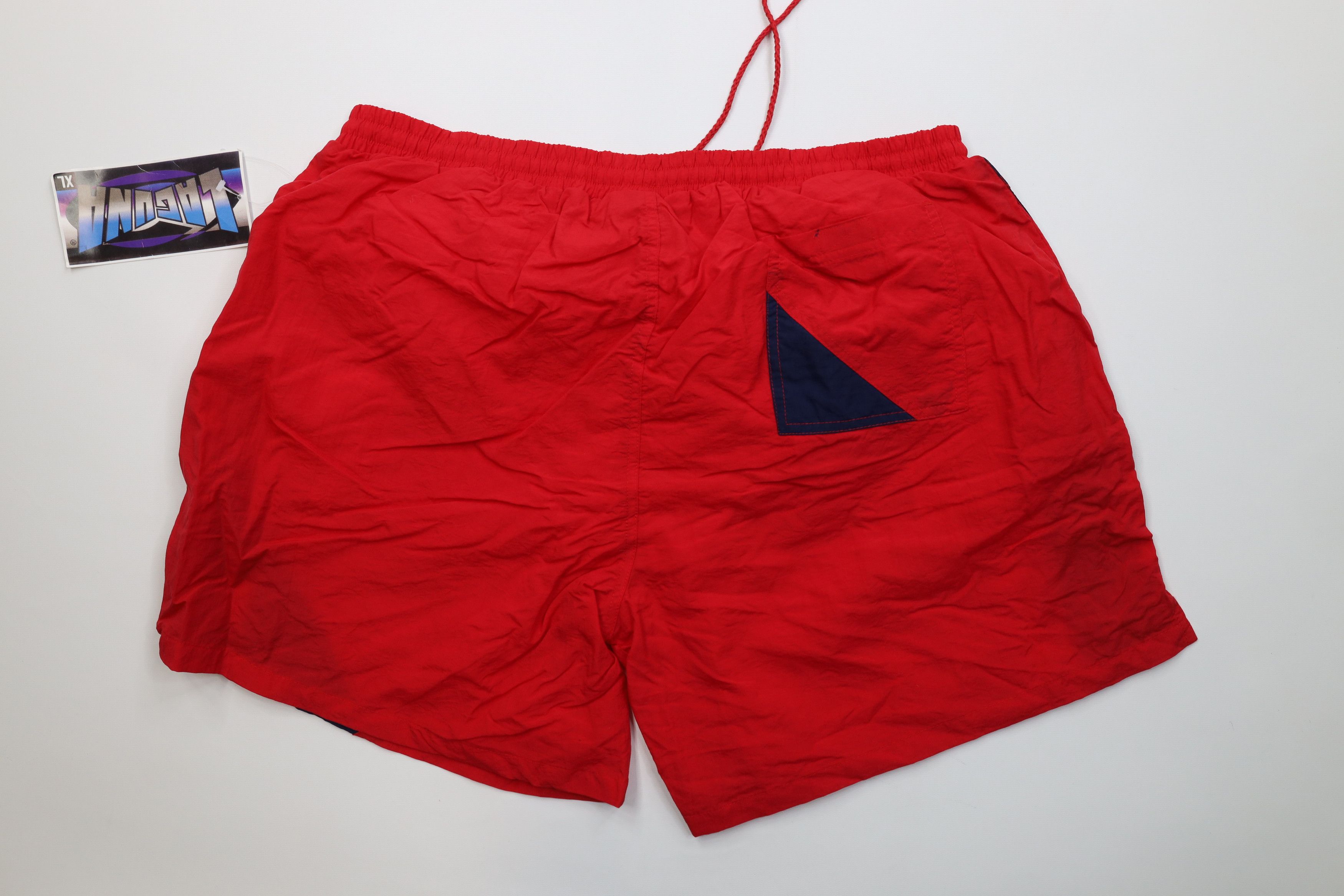 Vintage Deadstock Vintage 90s Streetwear Shorts Swim Trunks Red Size US 36 / EU 52 - 8 Thumbnail