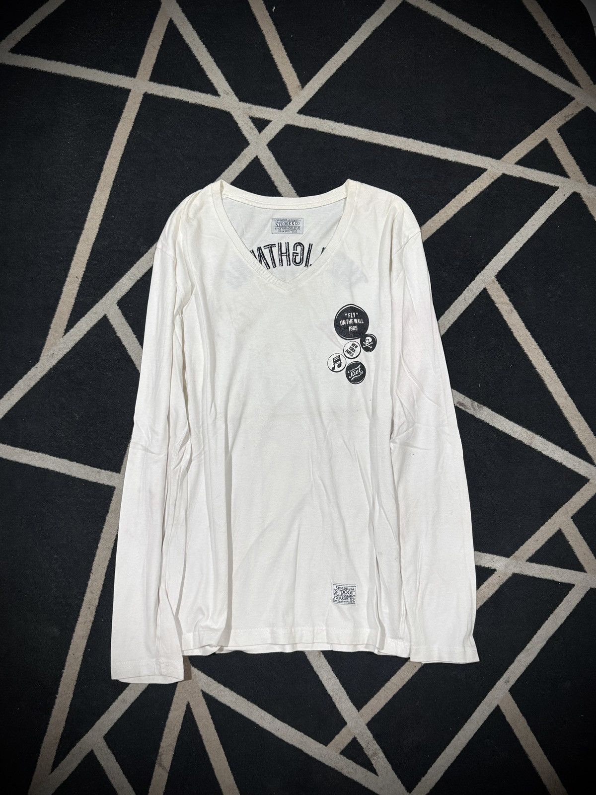 Hysteric Glamour Japanese Stoogeco Skull Long Sleeve Size US M / EU 48-50 / 2 - 2 Thumbnail