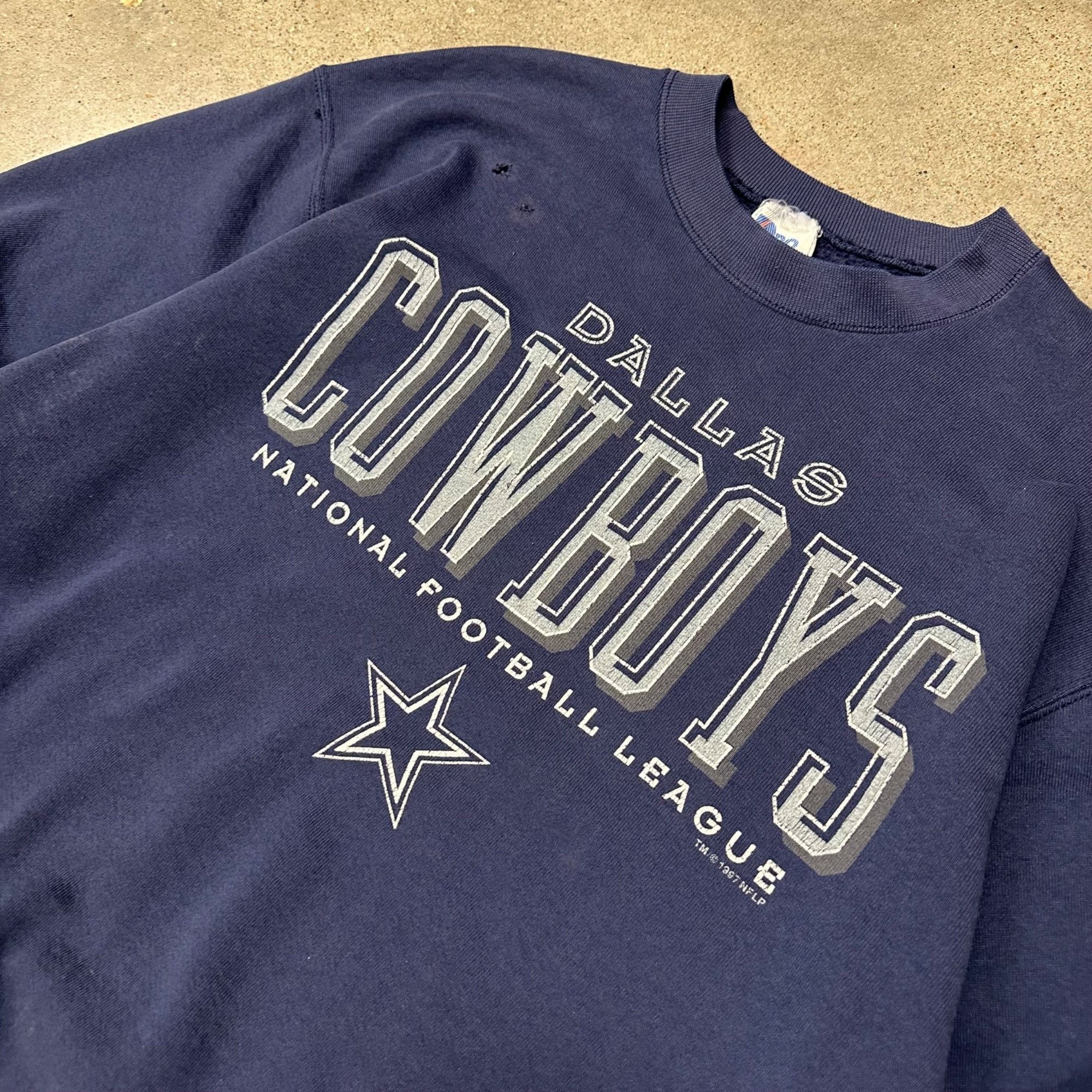 NFL × Vintage Vintage 1997 Dallas Cowboys Pro Player NFL Sweatshirt Size US L / EU 52-54 / 3 - 2 Thumbnail
