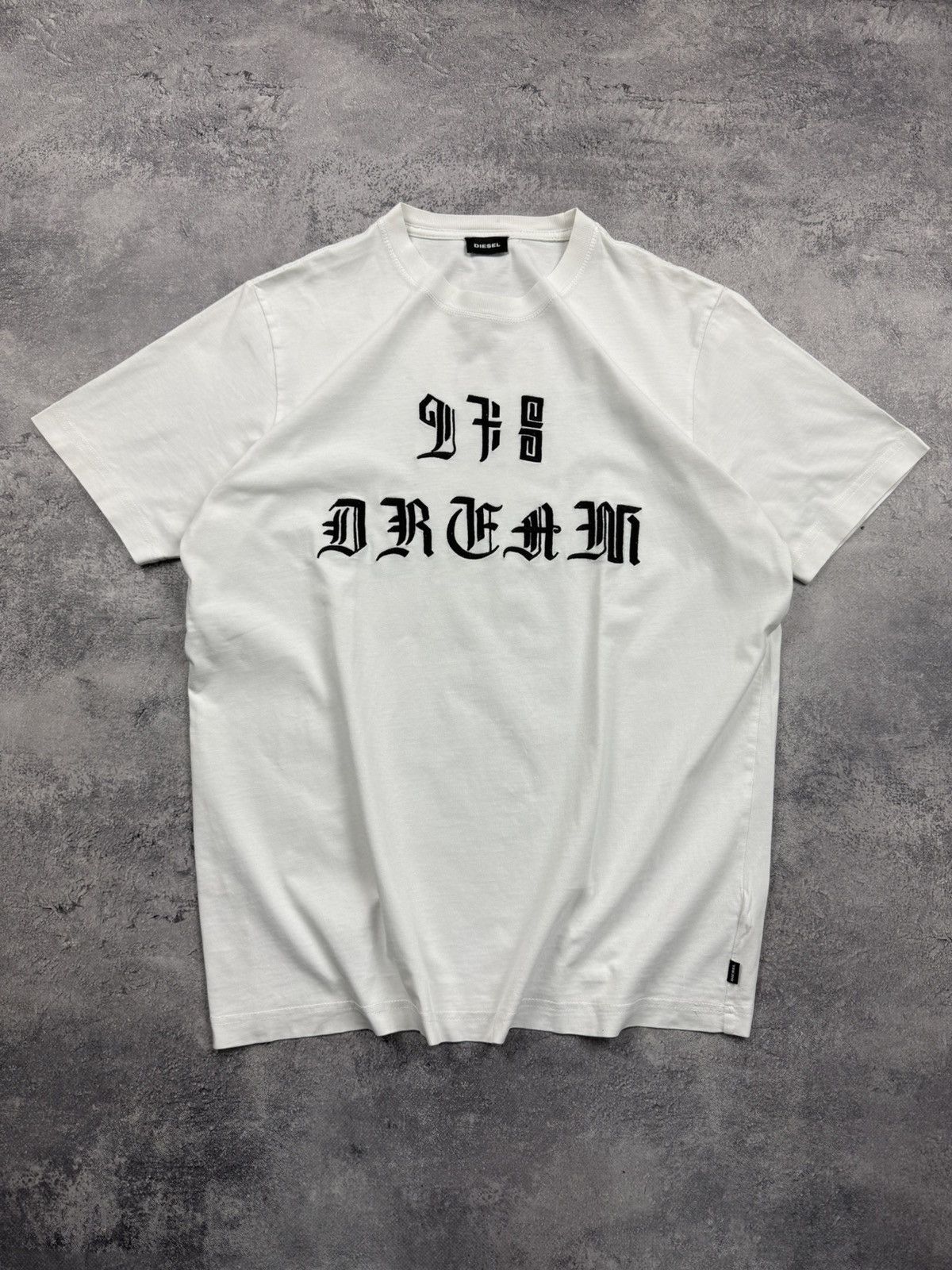 Diesel Vintage Diesel Big Logo T-Shirt White Tee Streetwear Hype Size US M / EU 48-50 / 2 - 3 Thumbnail